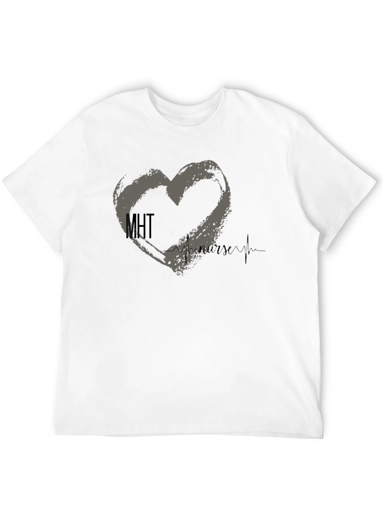 Mental Health Nurse Heartbeat T-Shirt
