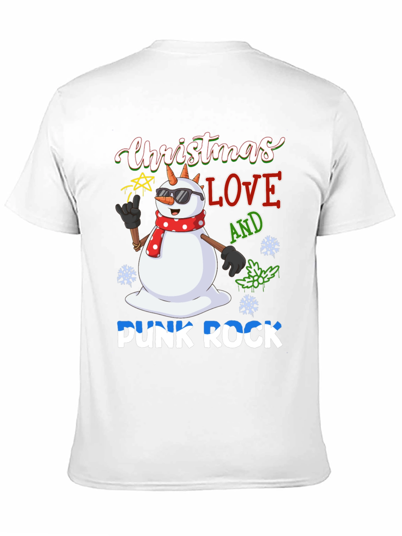 Christmas Love Punk Rock T-Shirt