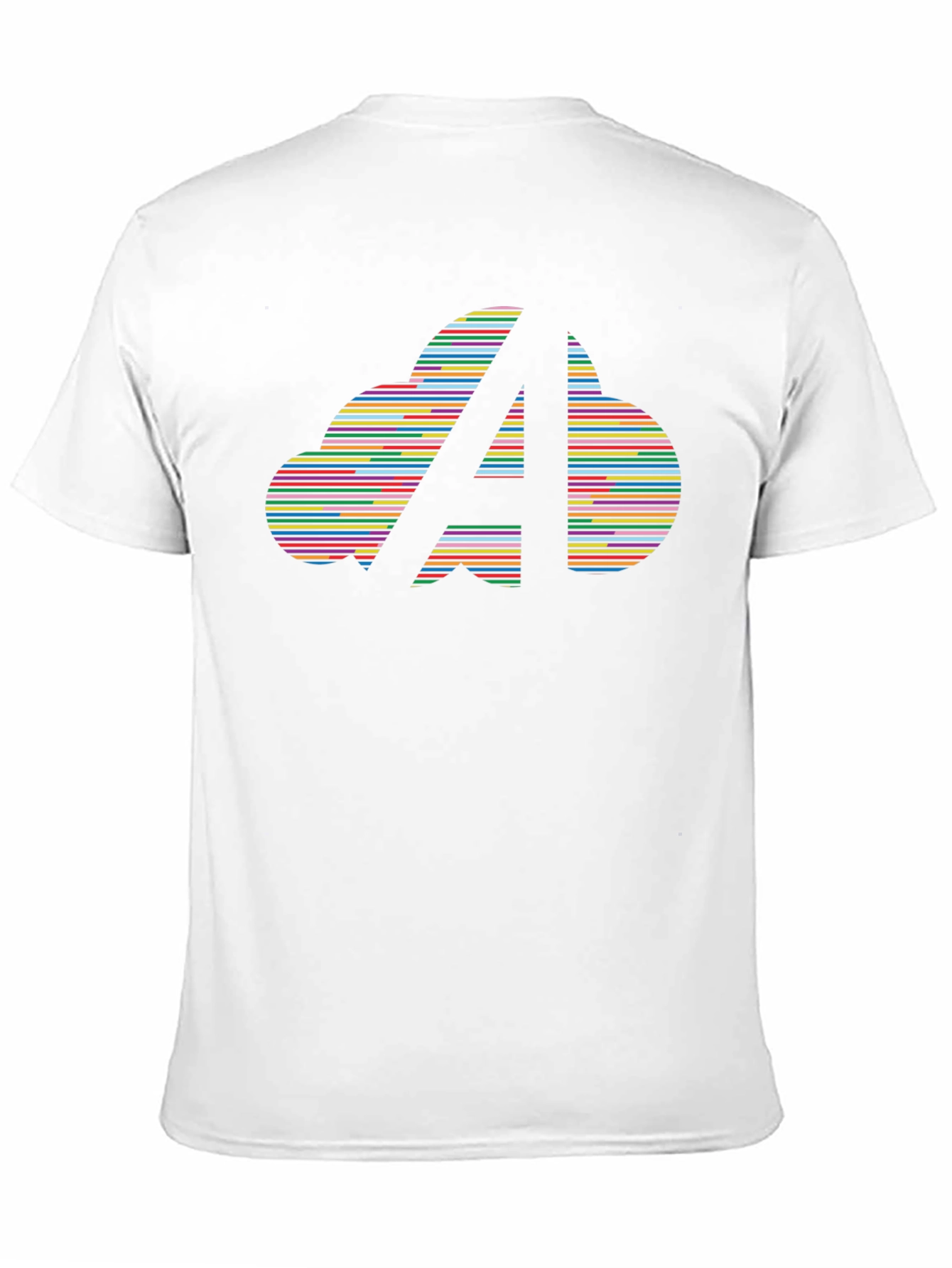 Retro A Cloud Black T-Shirt