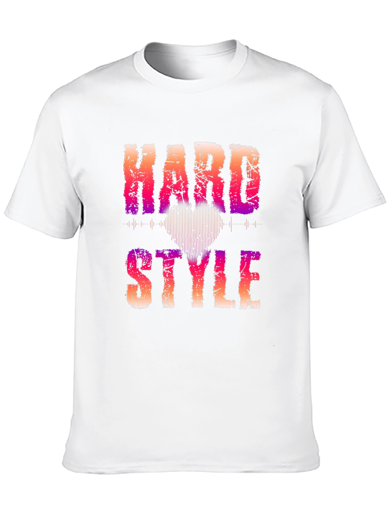 Hard Style Graphic Print Black T-Shirt