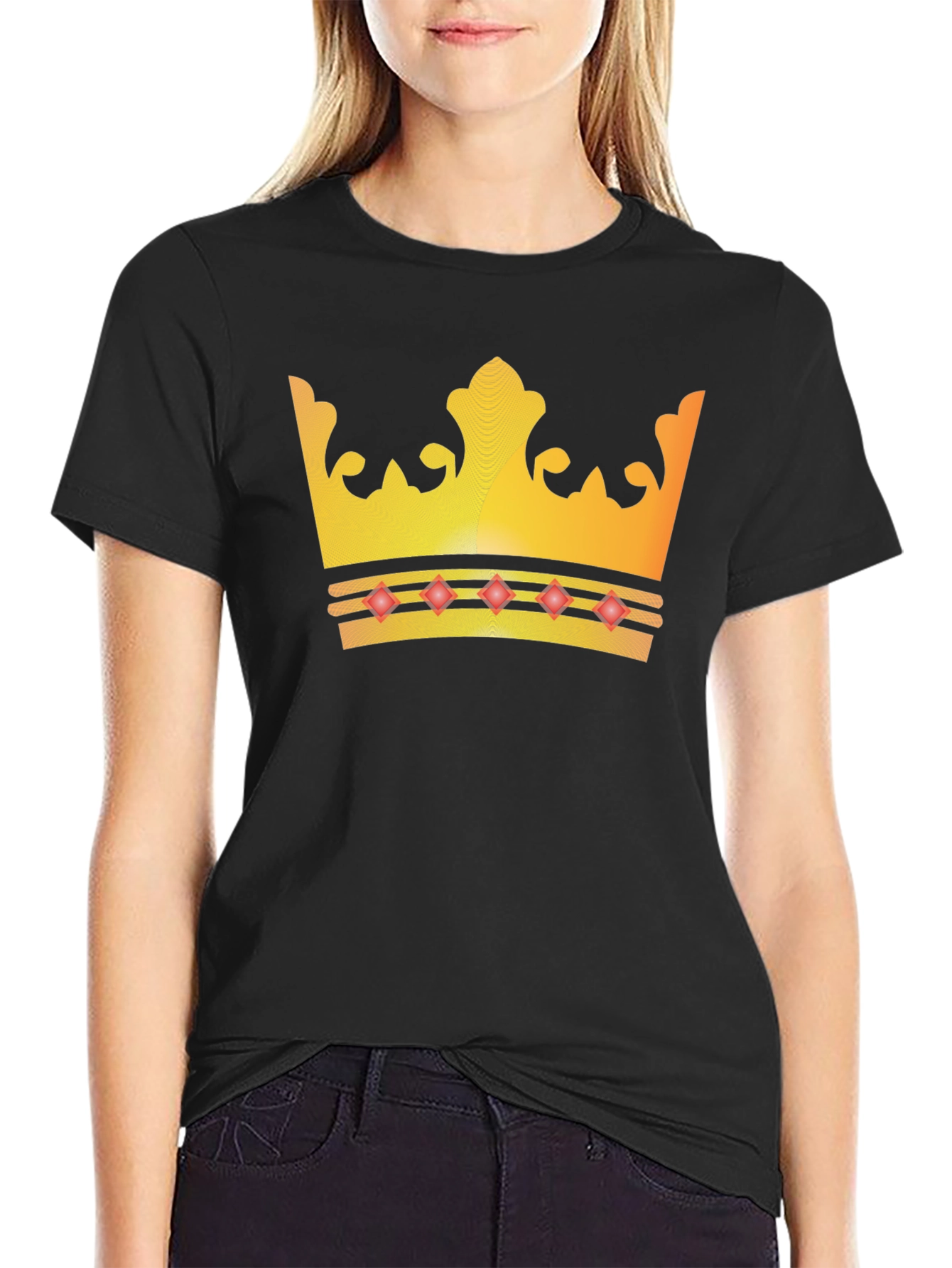 Crown Graphic Tee - Kingly Style!