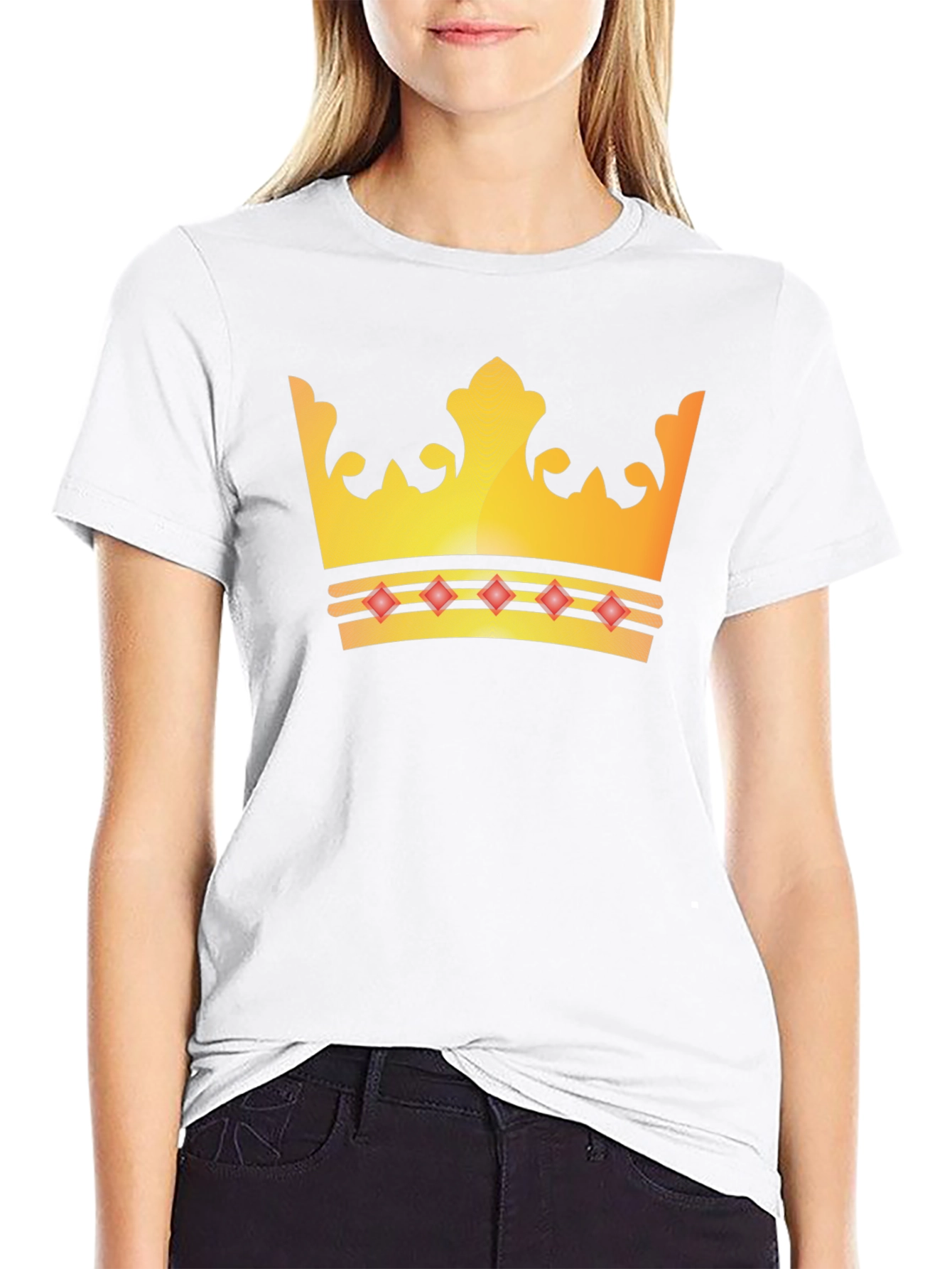 Crown Graphic Tee - Kingly Style!