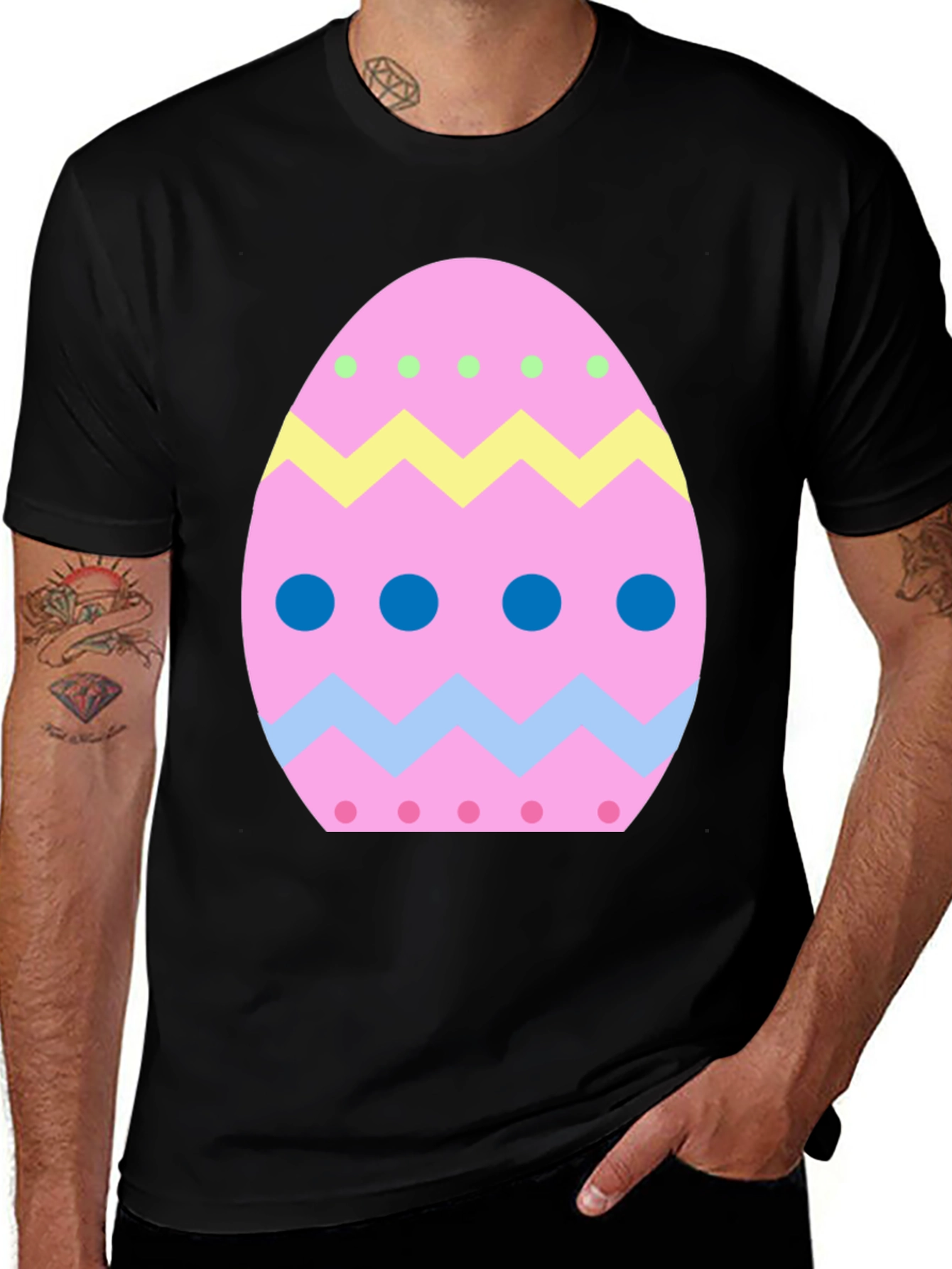 Easter Egg Graphic Tee - Fun Holiday Apparel