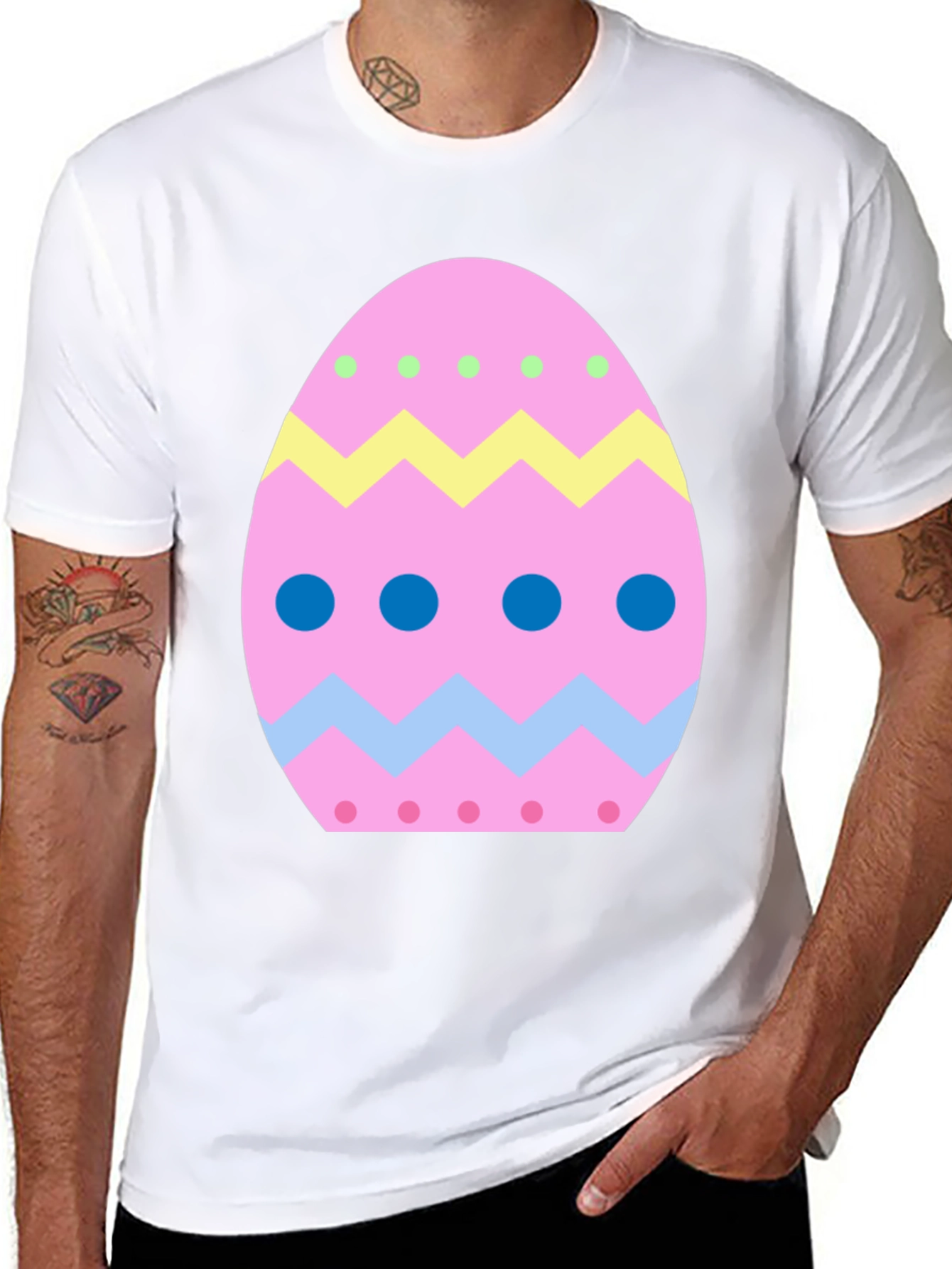 Easter Egg Graphic Tee - Fun Holiday Apparel