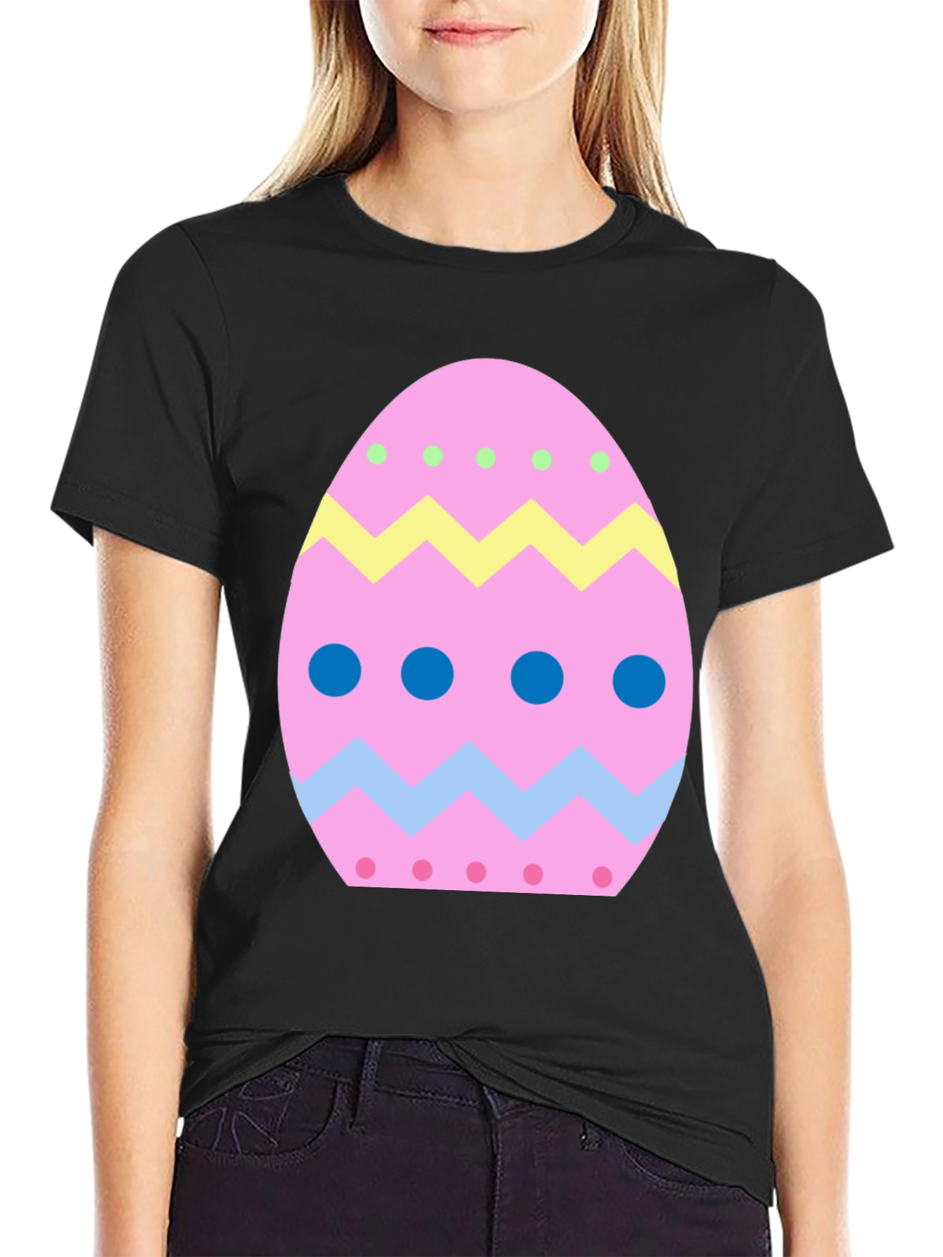 Easter Egg Graphic Tee - Fun Holiday Apparel