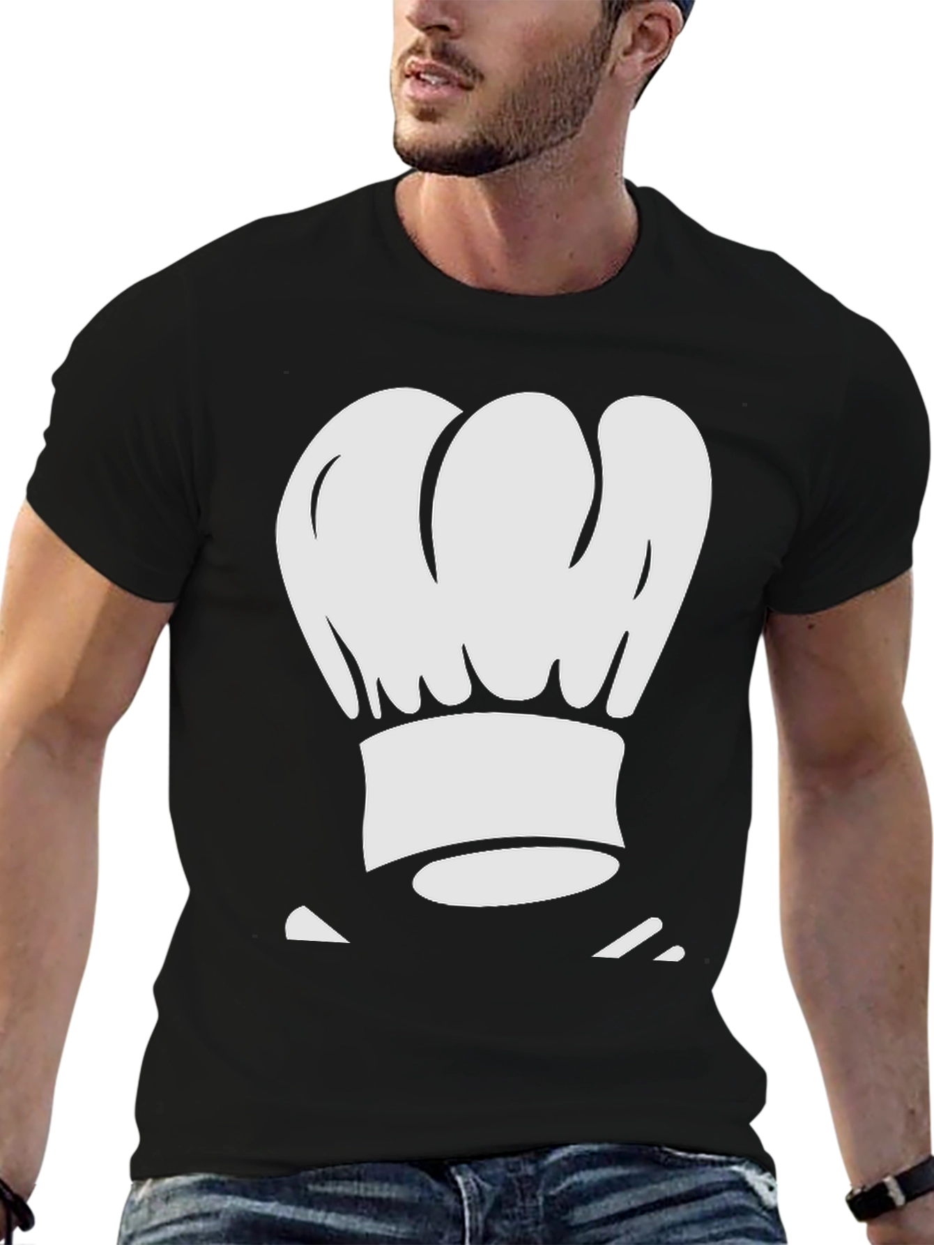 Chef Hat Graphic T-Shirt - Culinary Humor Tee