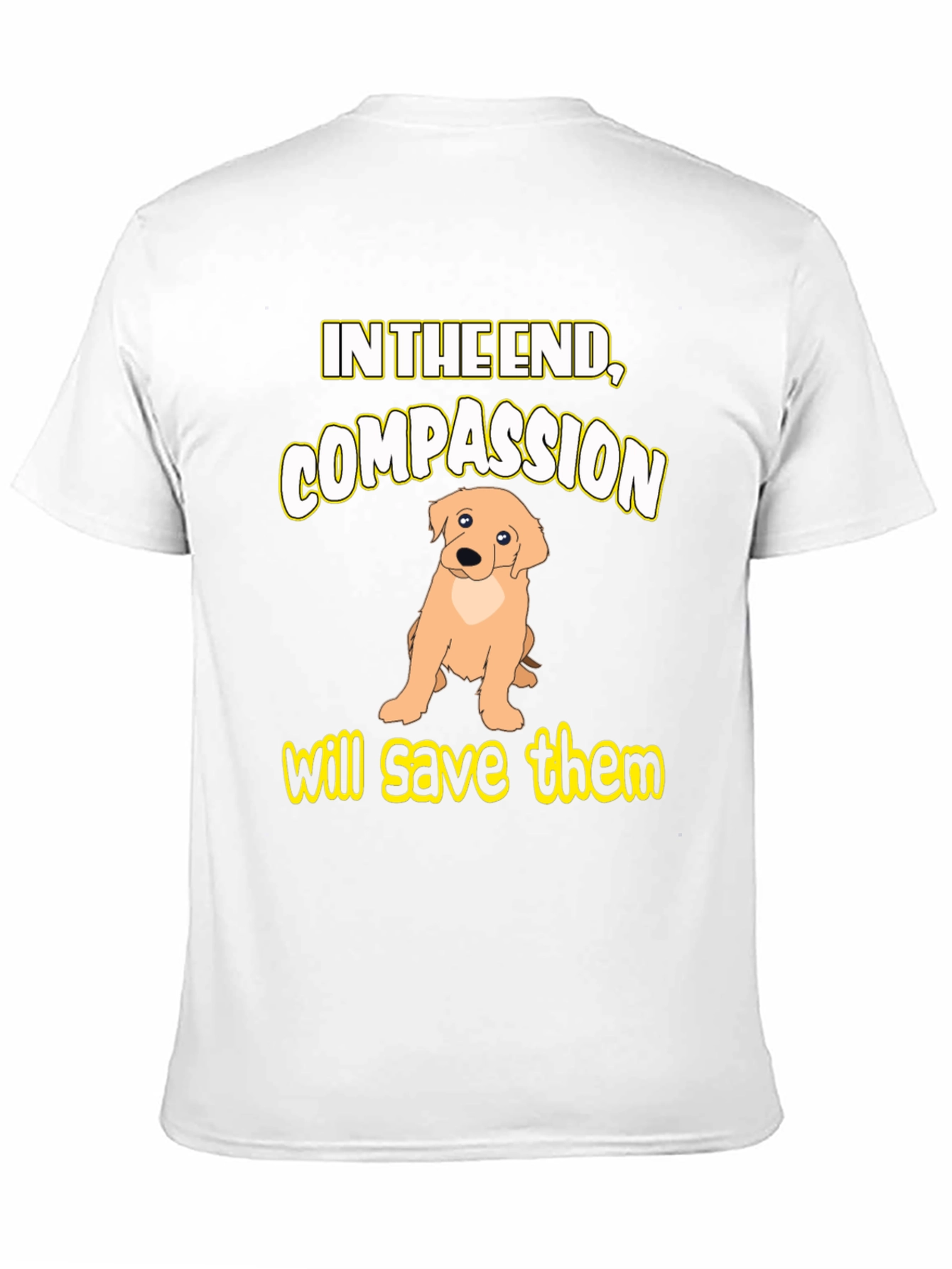 Compassion Dog Graphic T-Shirt
