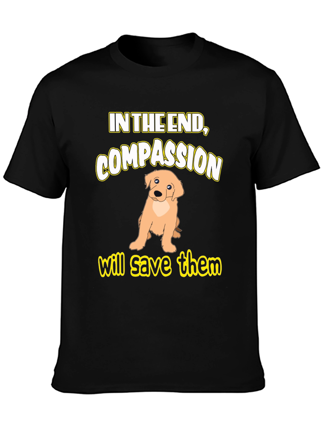 Compassion Dog Graphic T-Shirt
