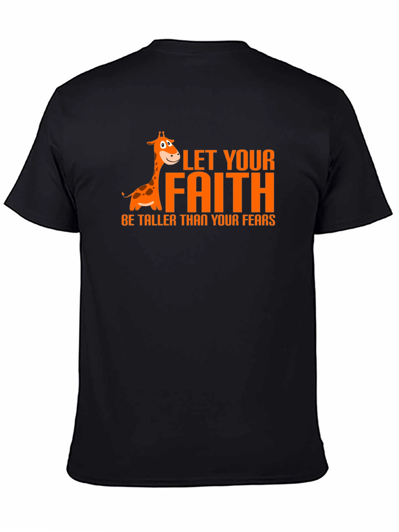 Faith Over Fear Giraffe Graphic Tee