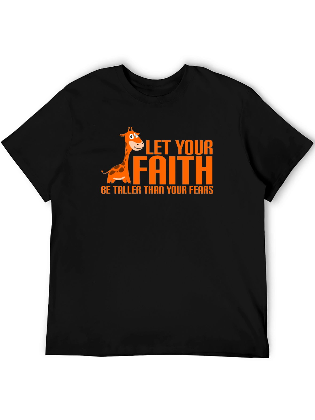 Faith Over Fear Giraffe Graphic Tee