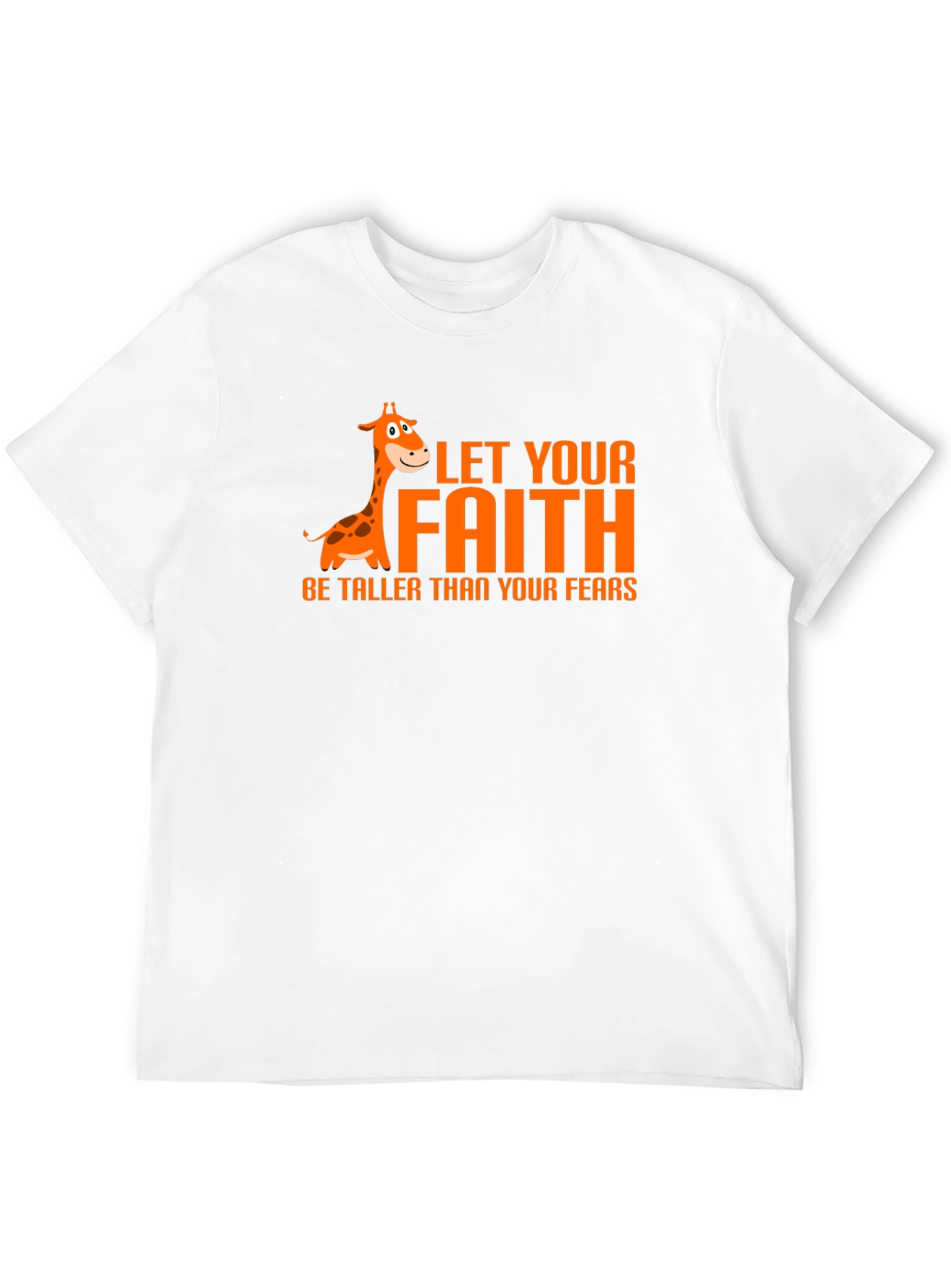 Faith Over Fear Giraffe Graphic Tee