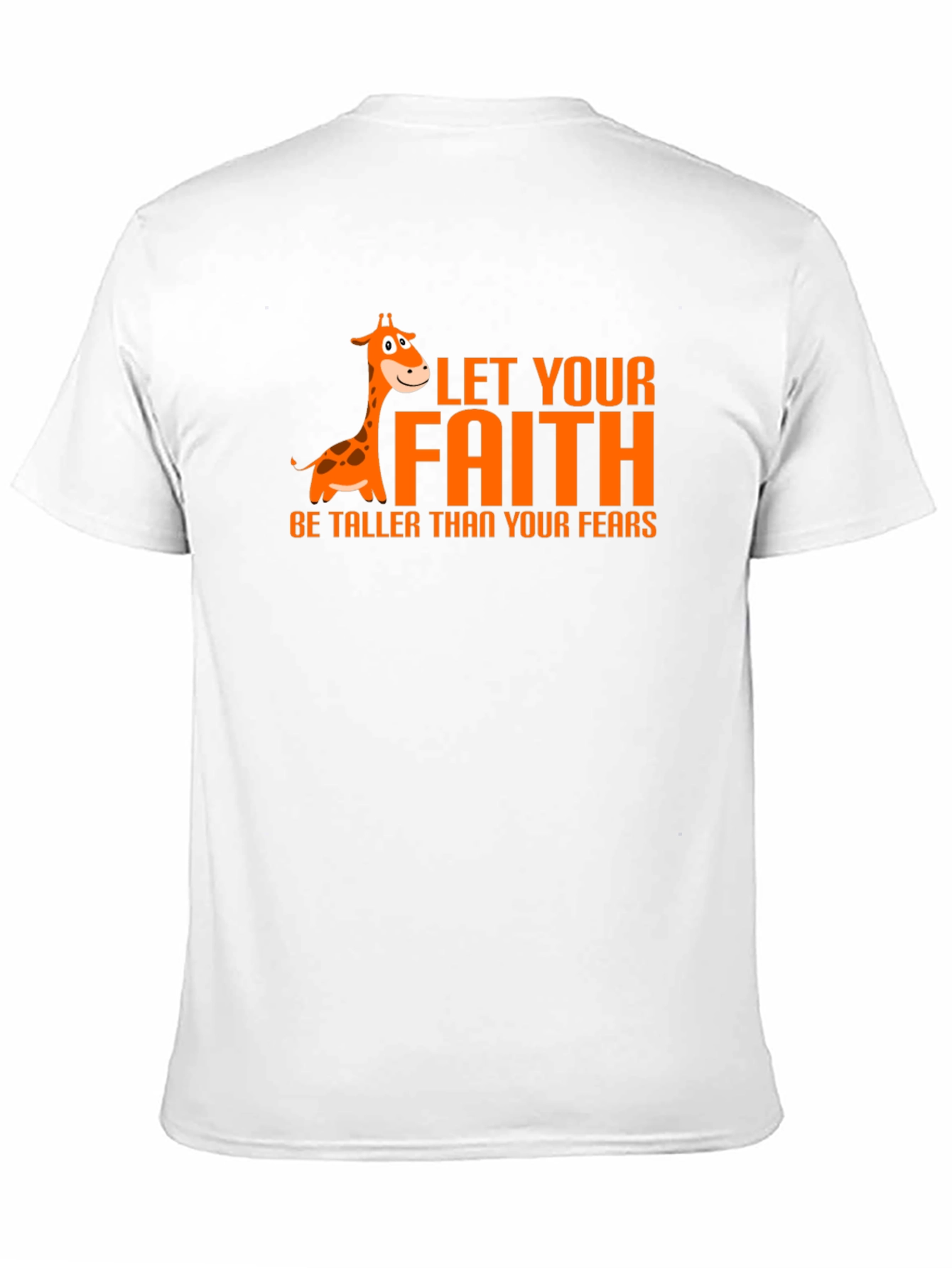 Faith Over Fear Giraffe Graphic Tee