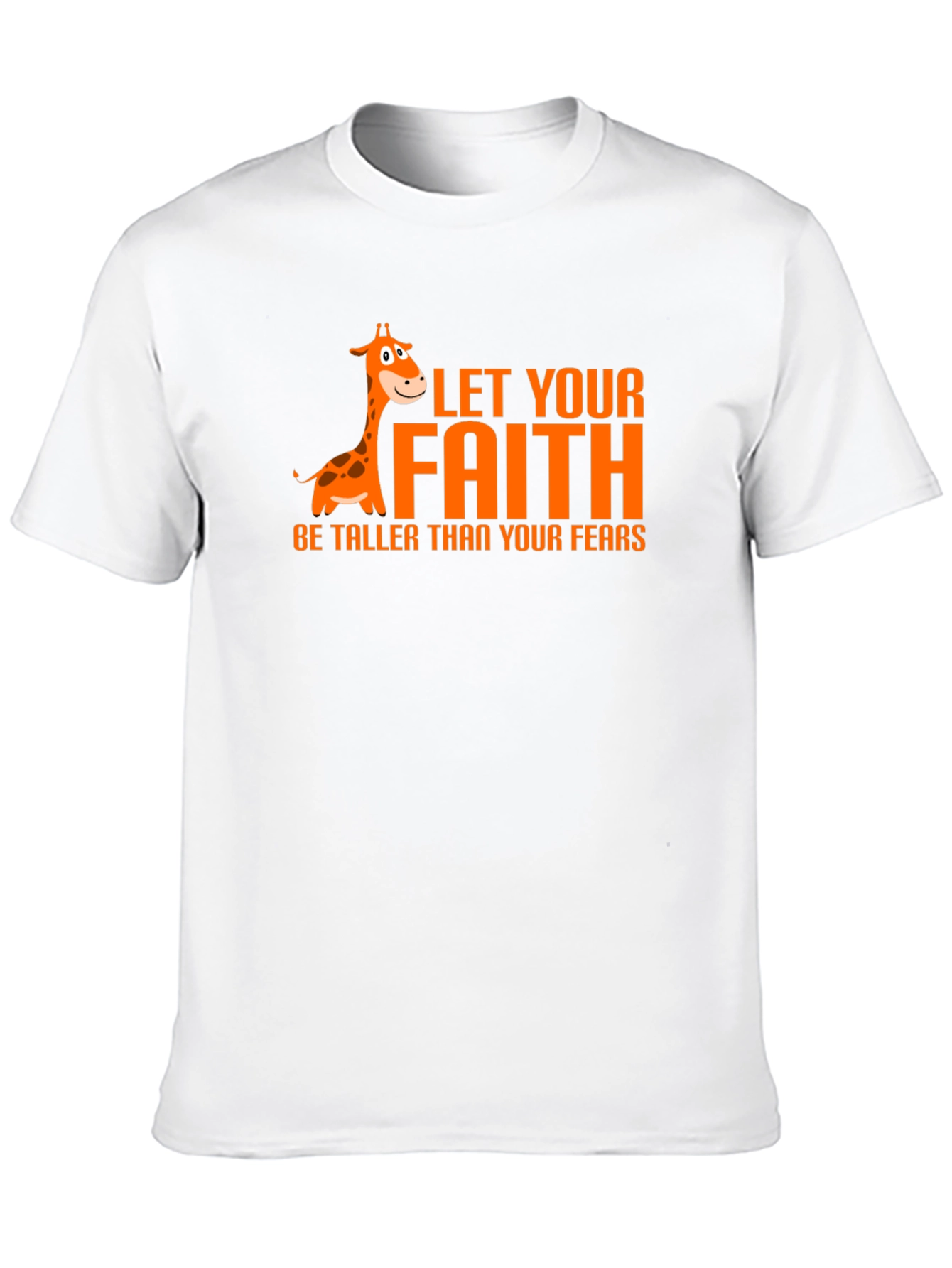 Faith Over Fear Giraffe Graphic Tee