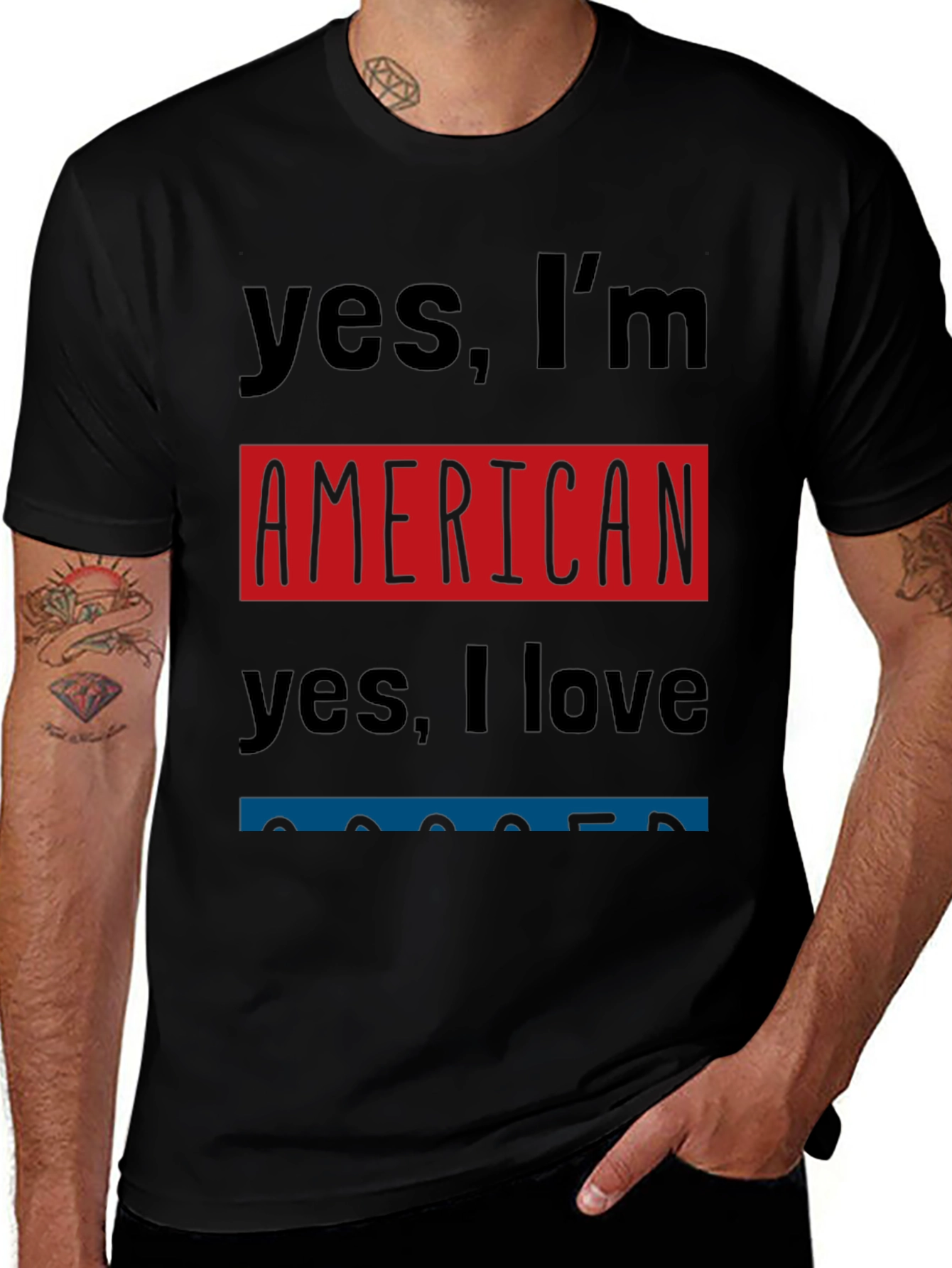 American Pride T-Shirt: Yes Im American