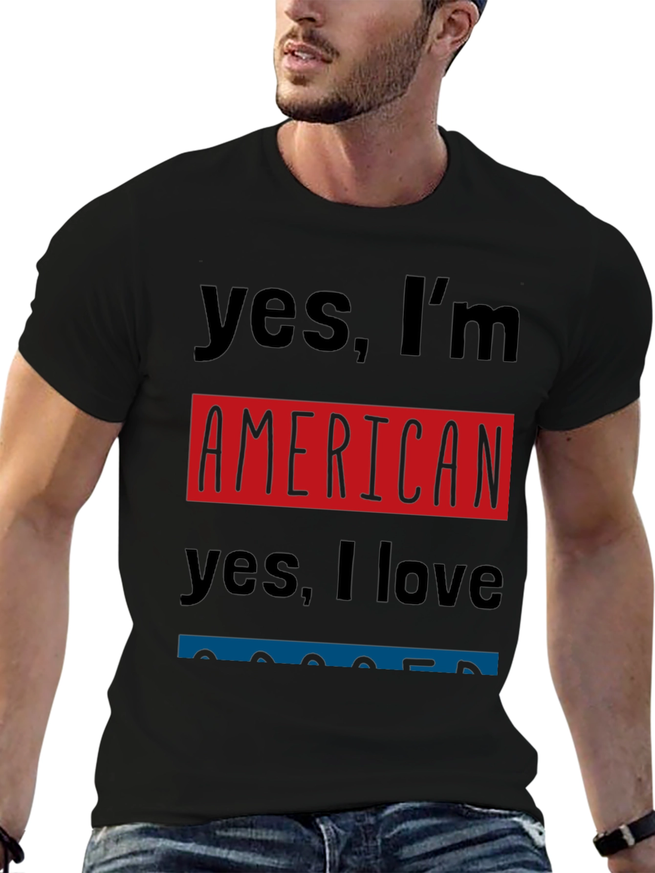 American Pride T-Shirt: Yes Im American
