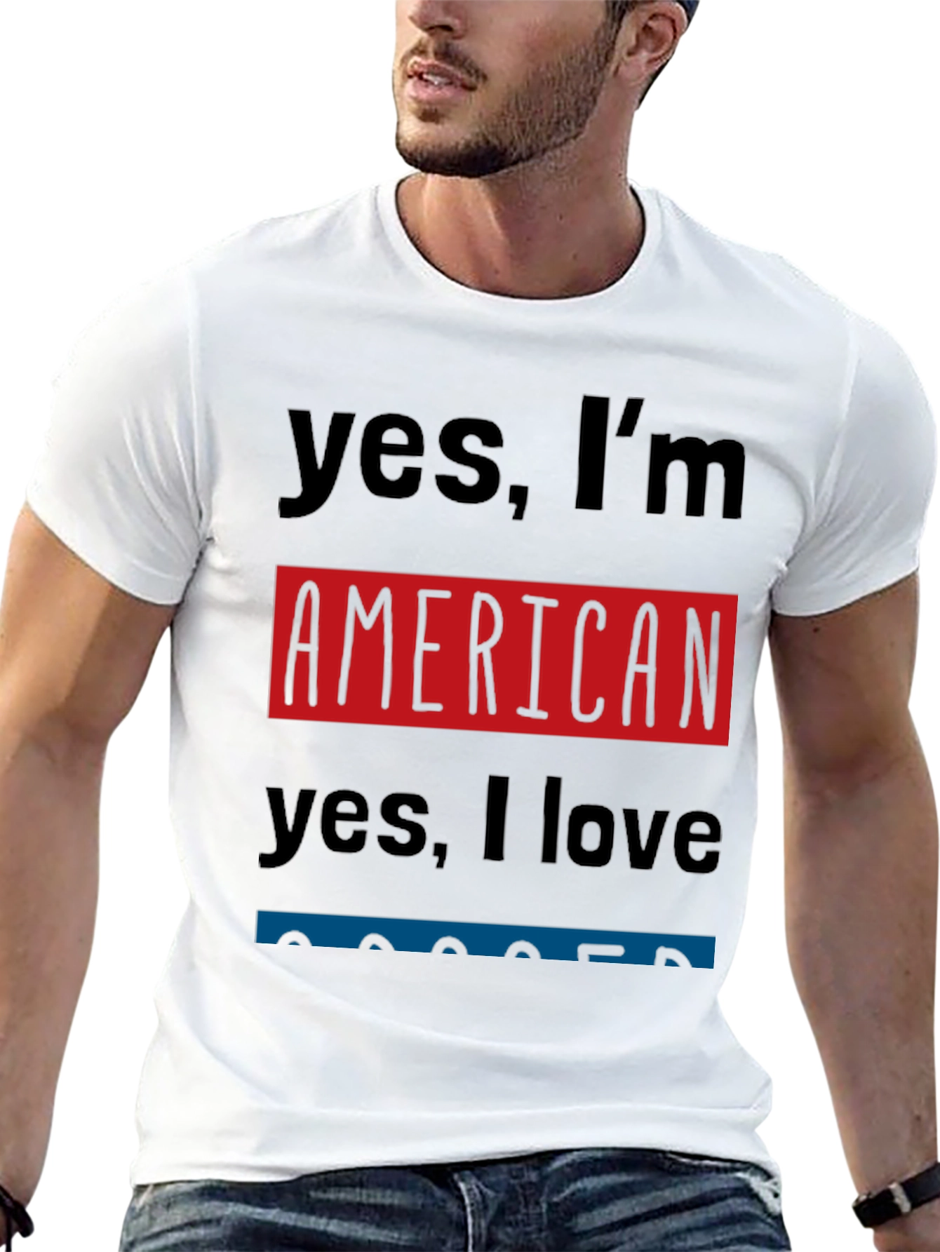 American Pride T-Shirt: Yes Im American
