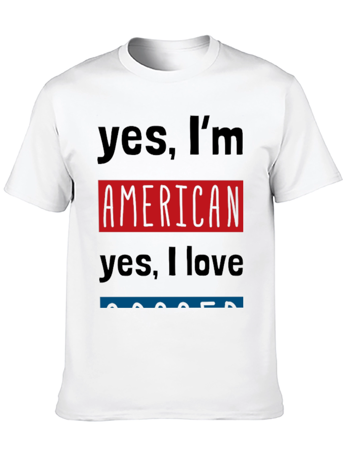 American Pride T-Shirt: Yes Im American