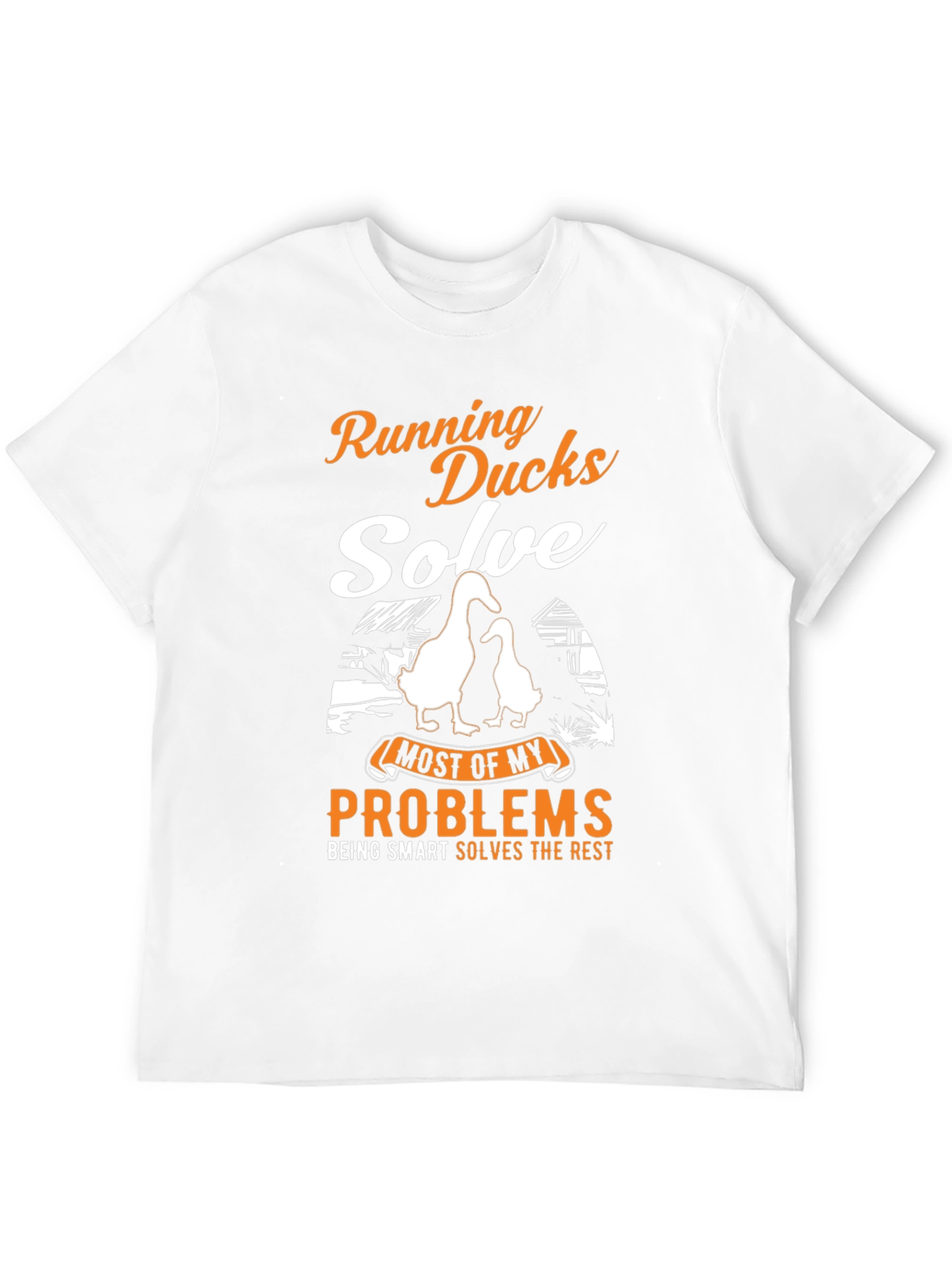 Running Ducks Solve My Problems T-Shirt