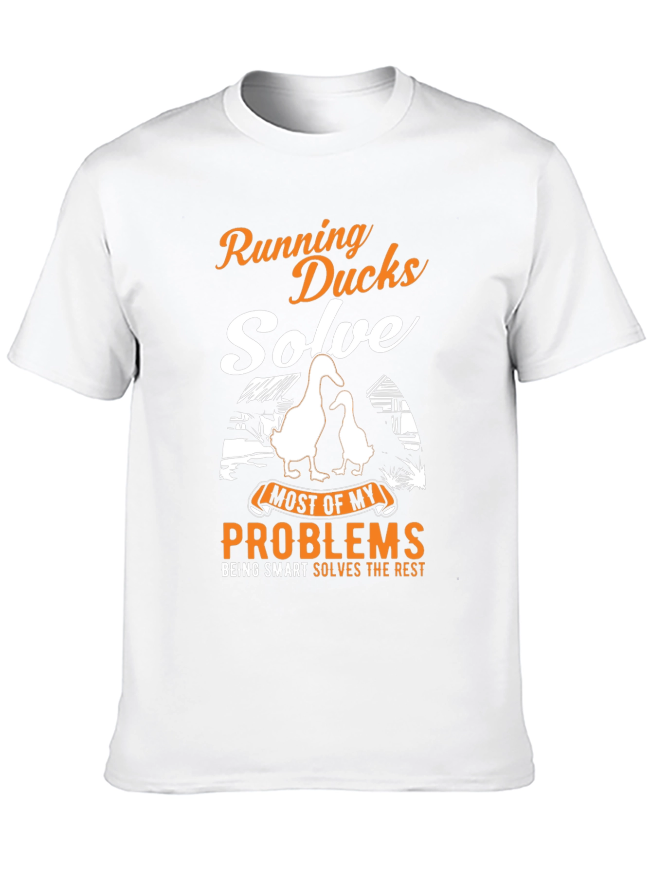 Running Ducks Solve My Problems T-Shirt