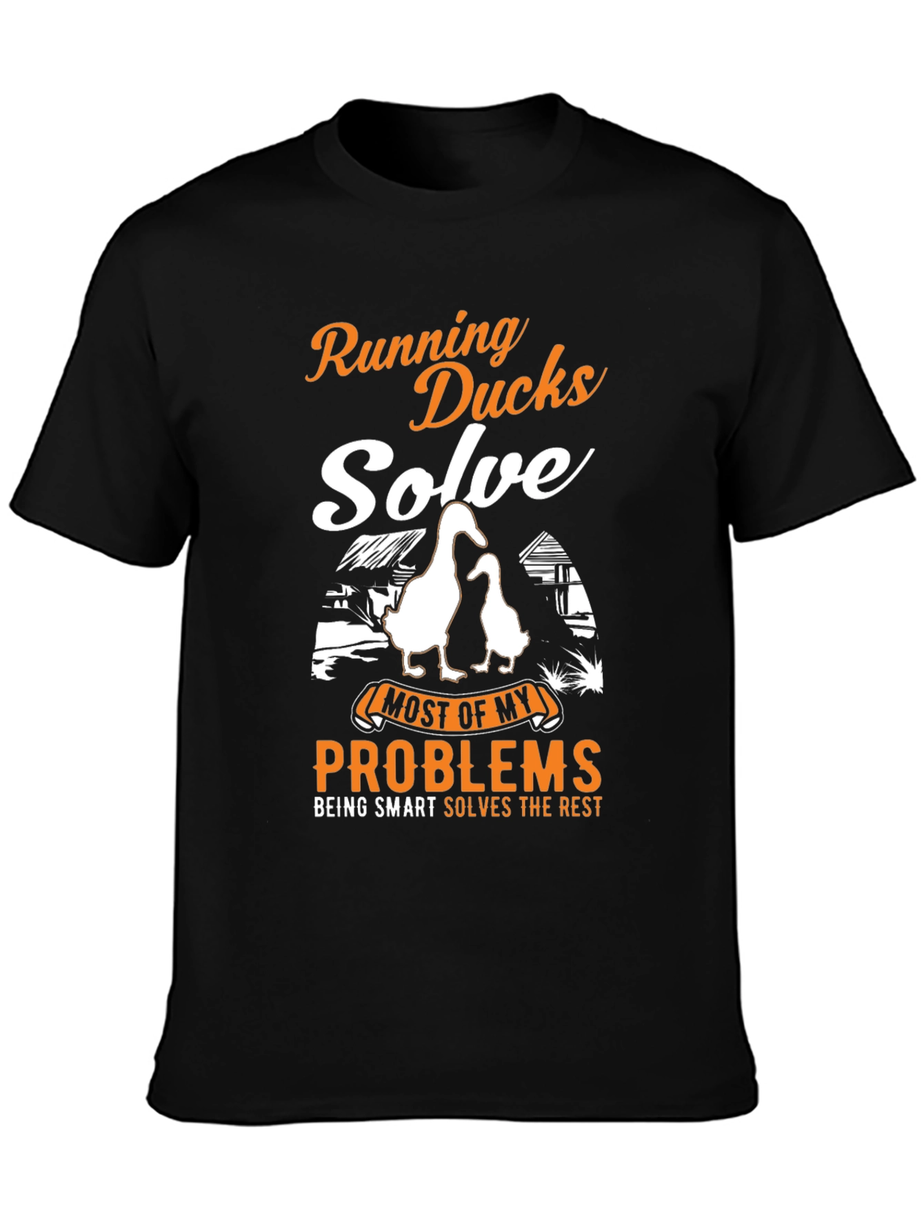 Running Ducks Solve My Problems T-Shirt