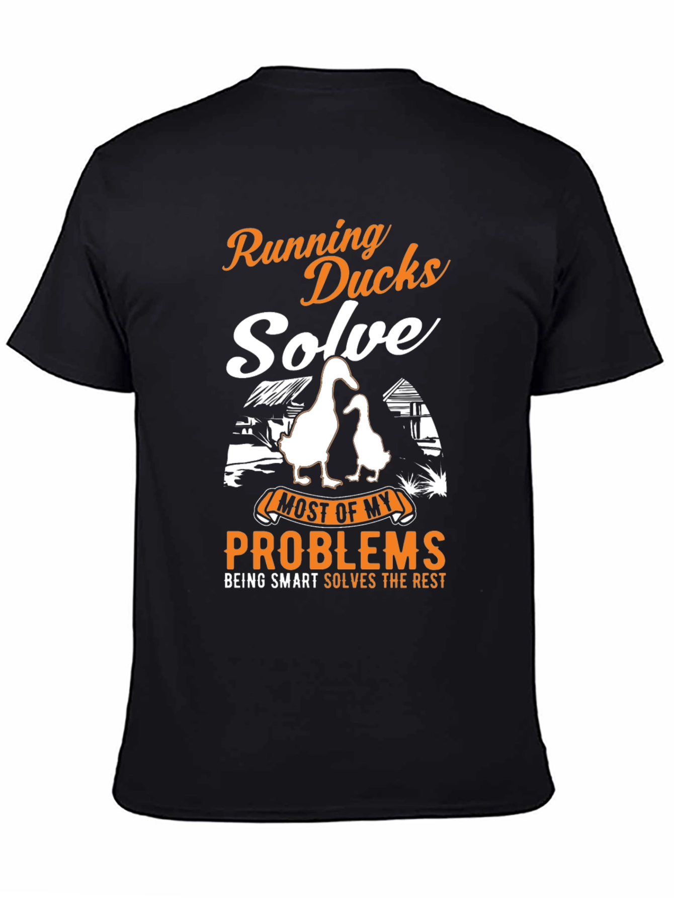 Running Ducks Solve My Problems T-Shirt