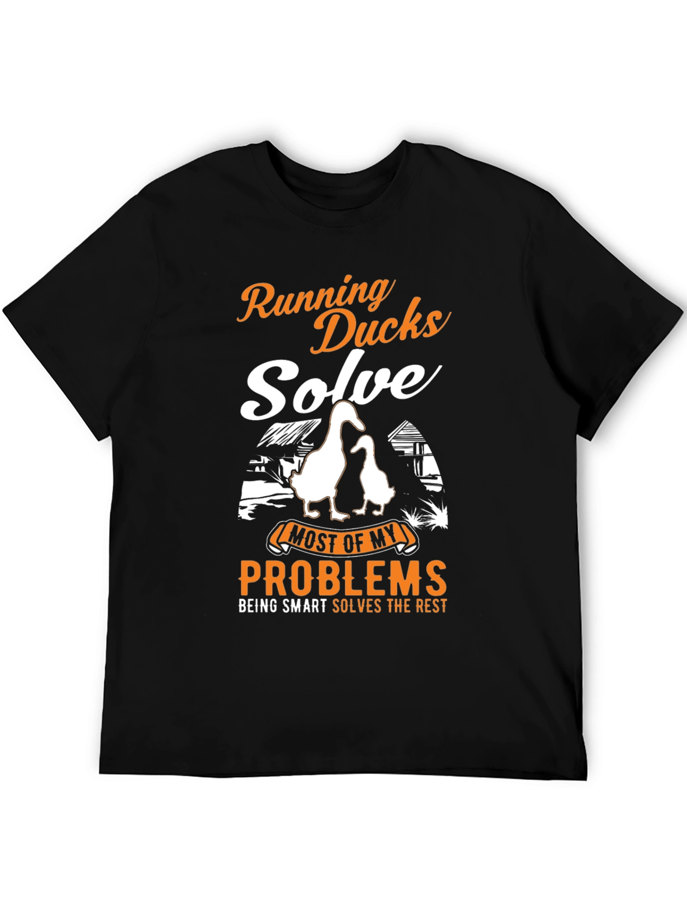 Running Ducks Solve My Problems T-Shirt