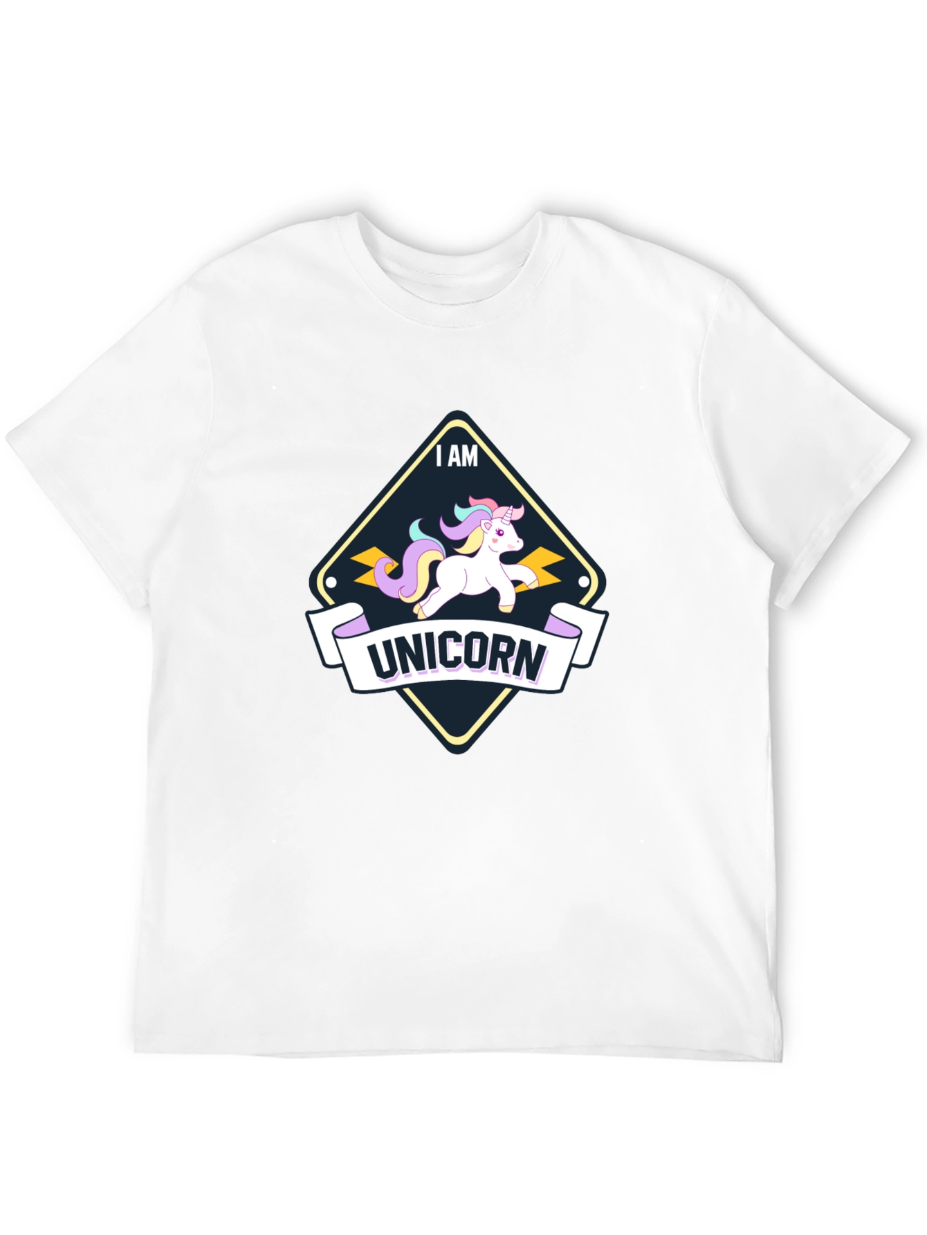 I Am Unicorn Black T-Shirt