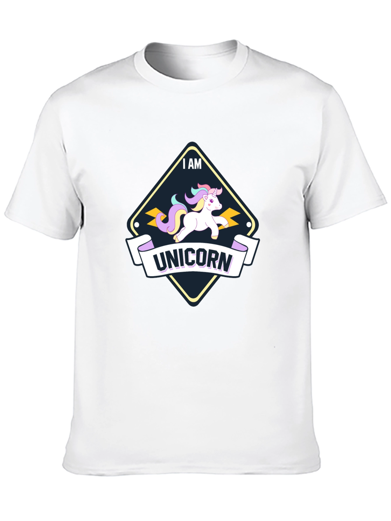 I Am Unicorn Black T-Shirt