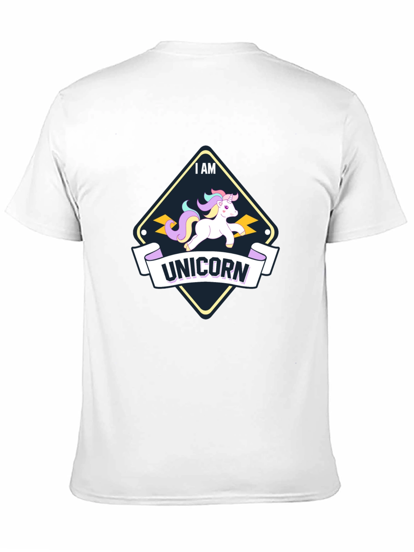 I Am Unicorn Black T-Shirt