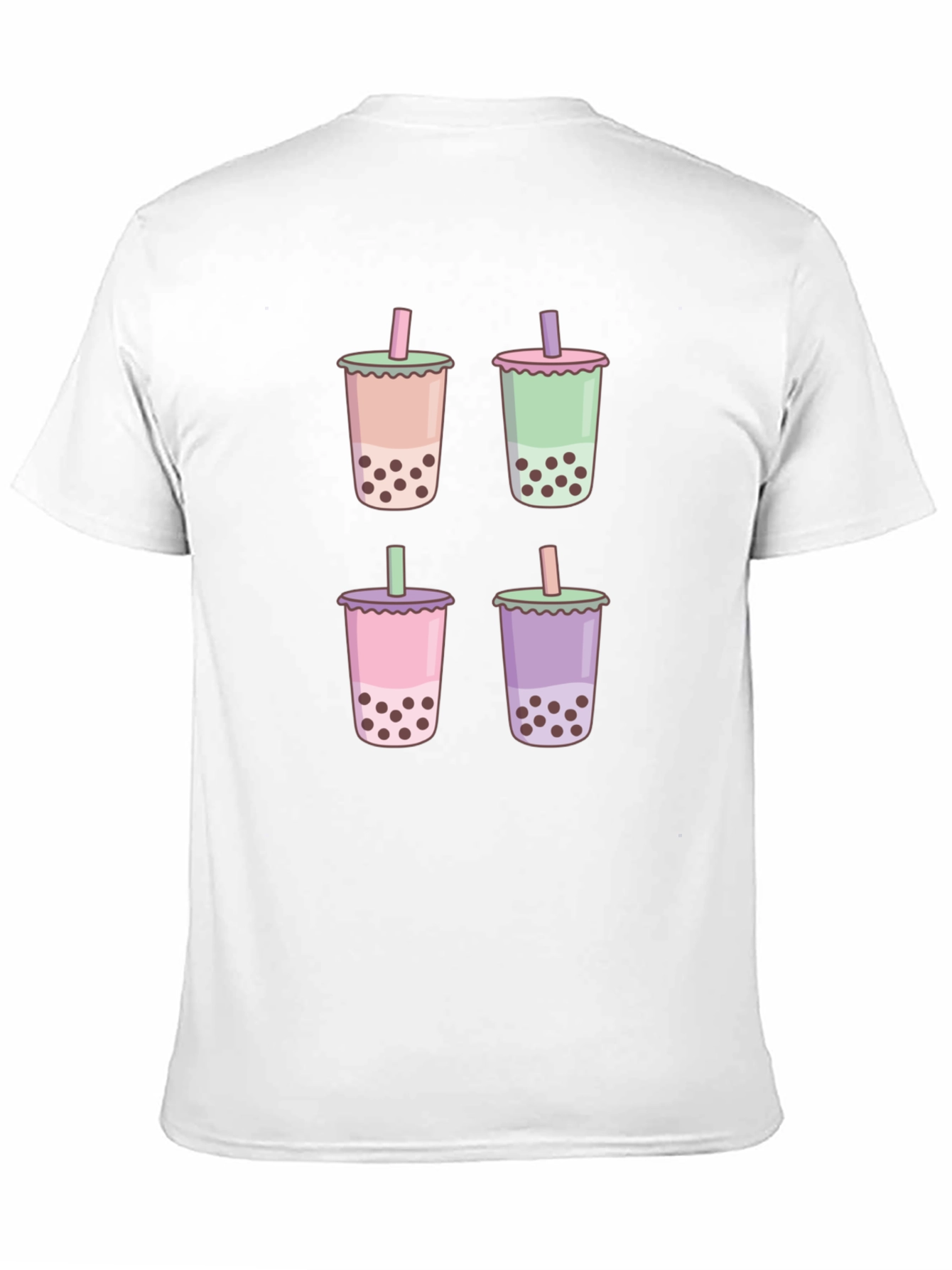 Boba Tea Graphic Black T-Shirt