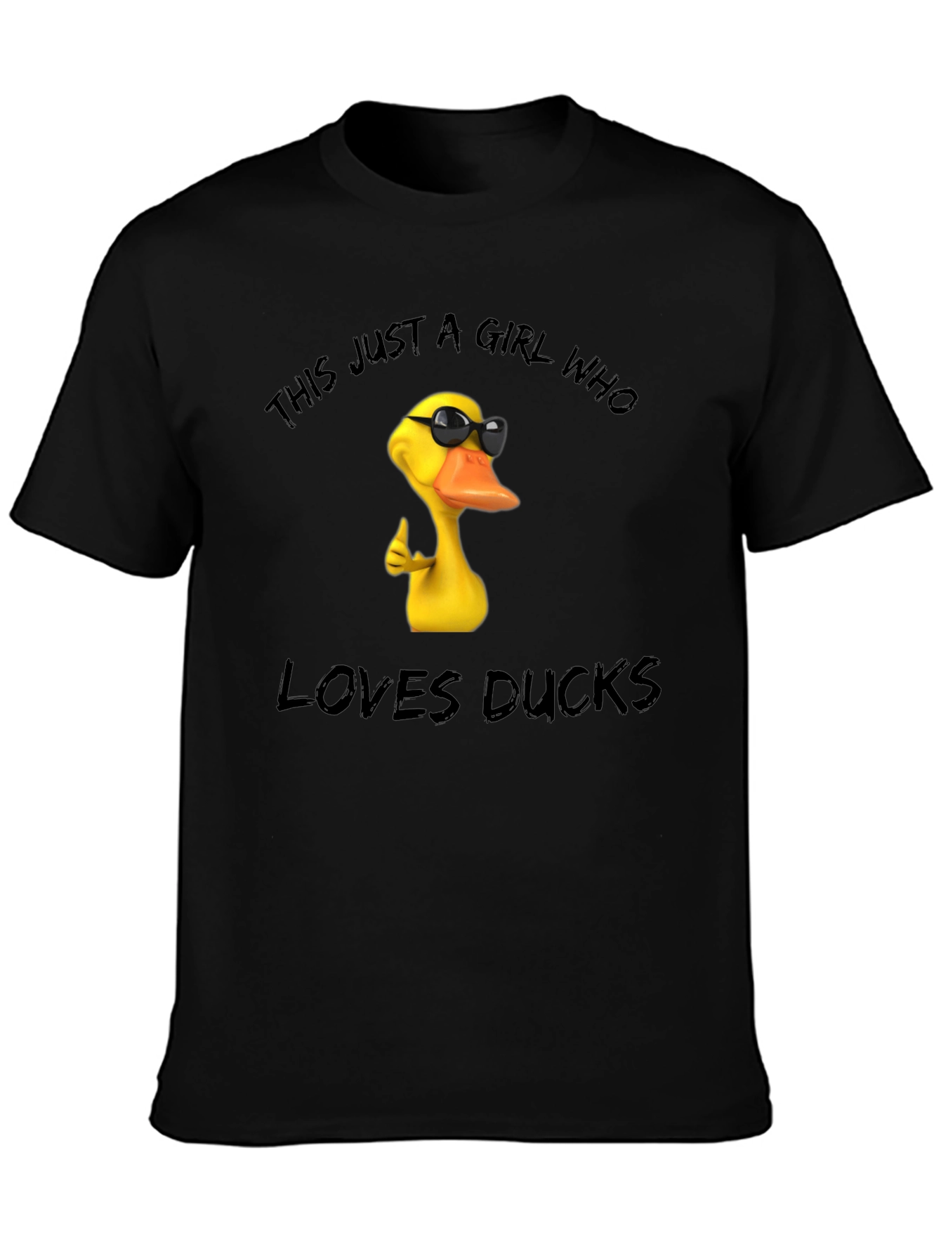 Funny Duck Lover T-Shirt - This Girl Loves Ducks!