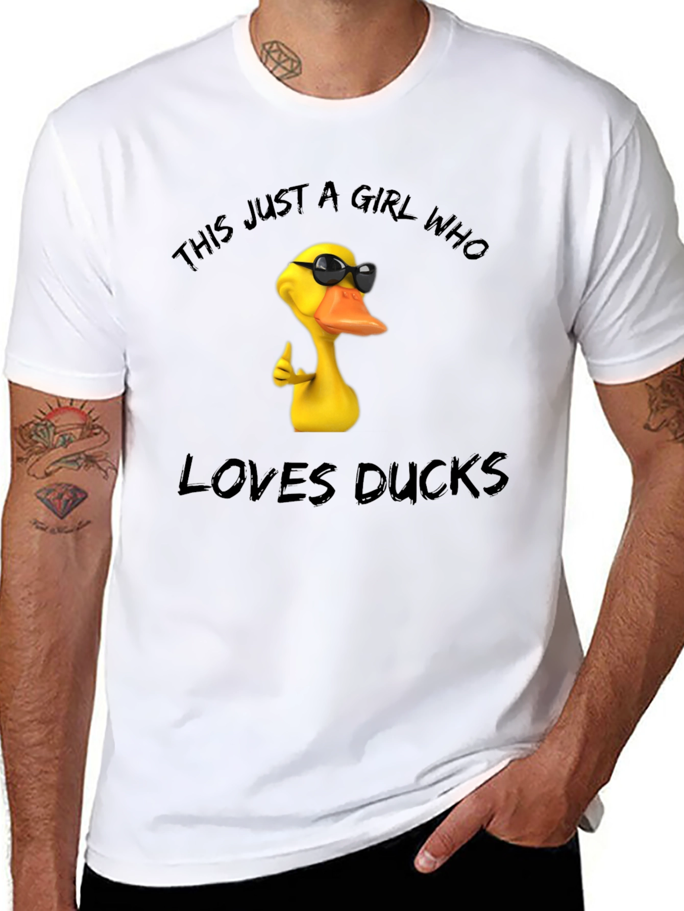 Funny Duck Lover T-Shirt - This Girl Loves Ducks!