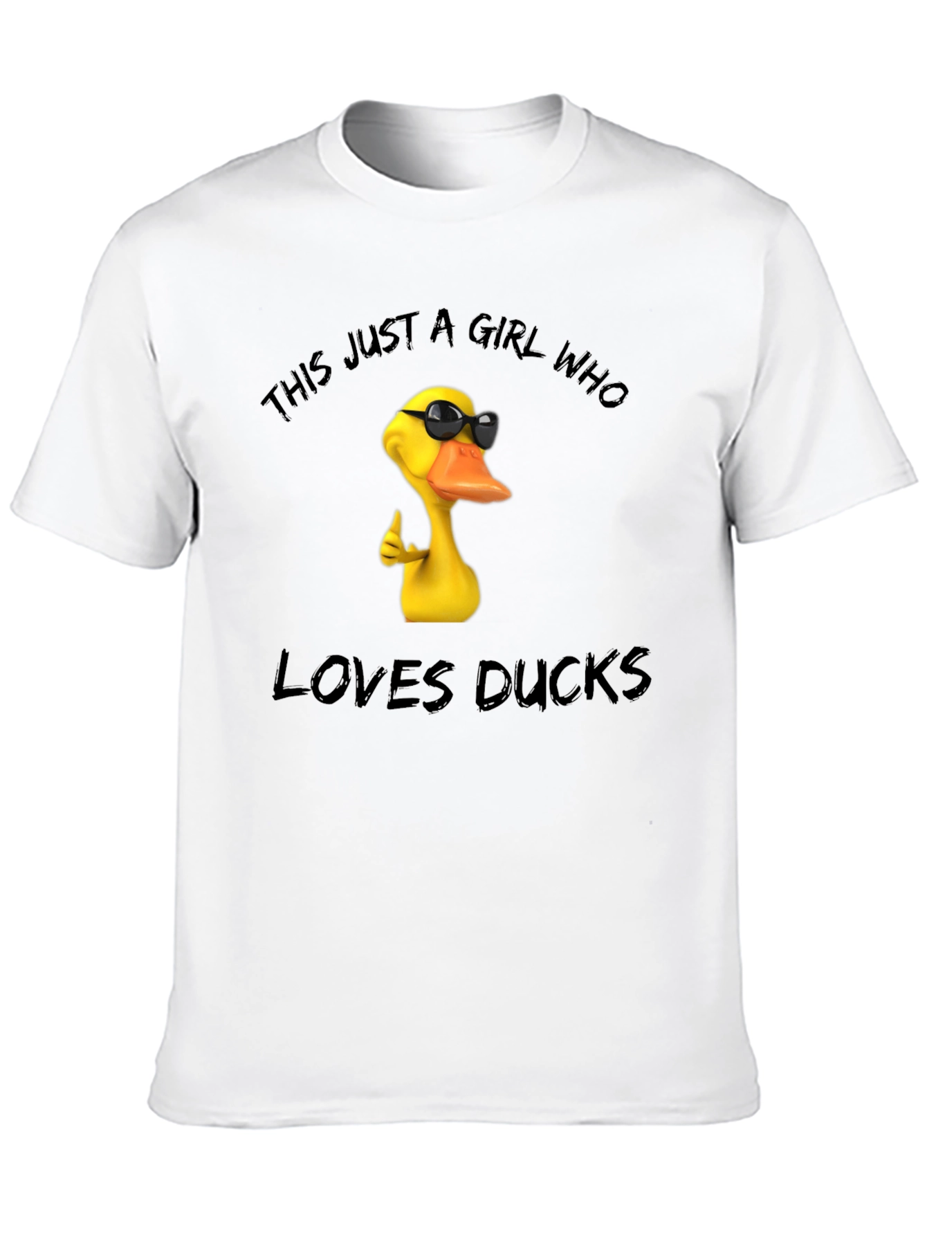 Funny Duck Lover T-Shirt - This Girl Loves Ducks!