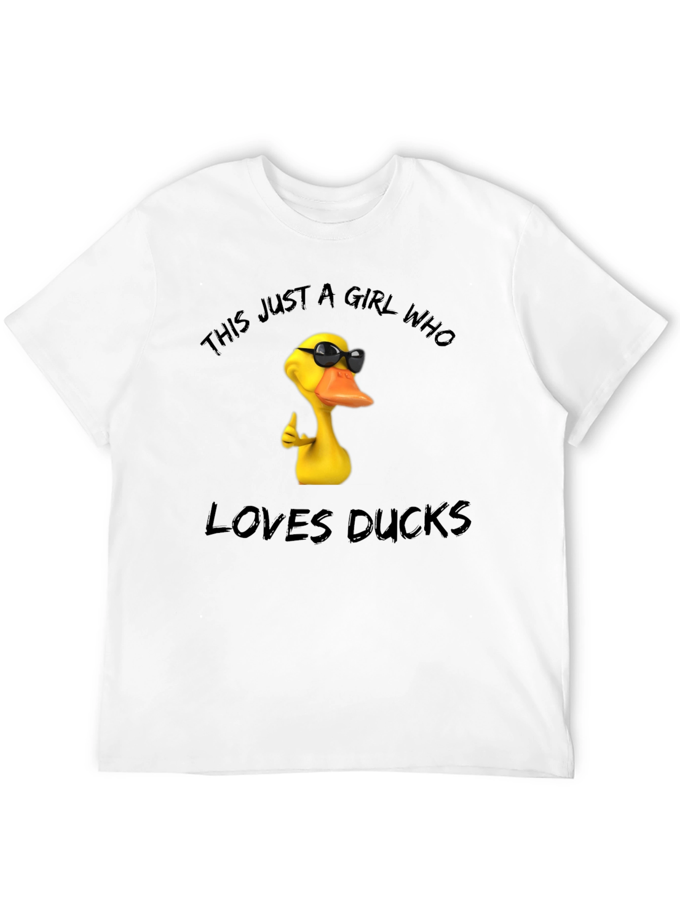 Funny Duck Lover T-Shirt - This Girl Loves Ducks!