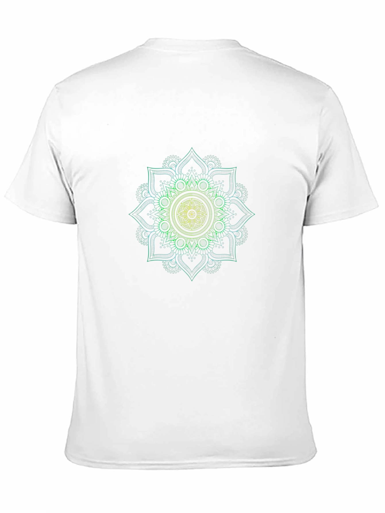 Mandala Graphic Print Black Tee