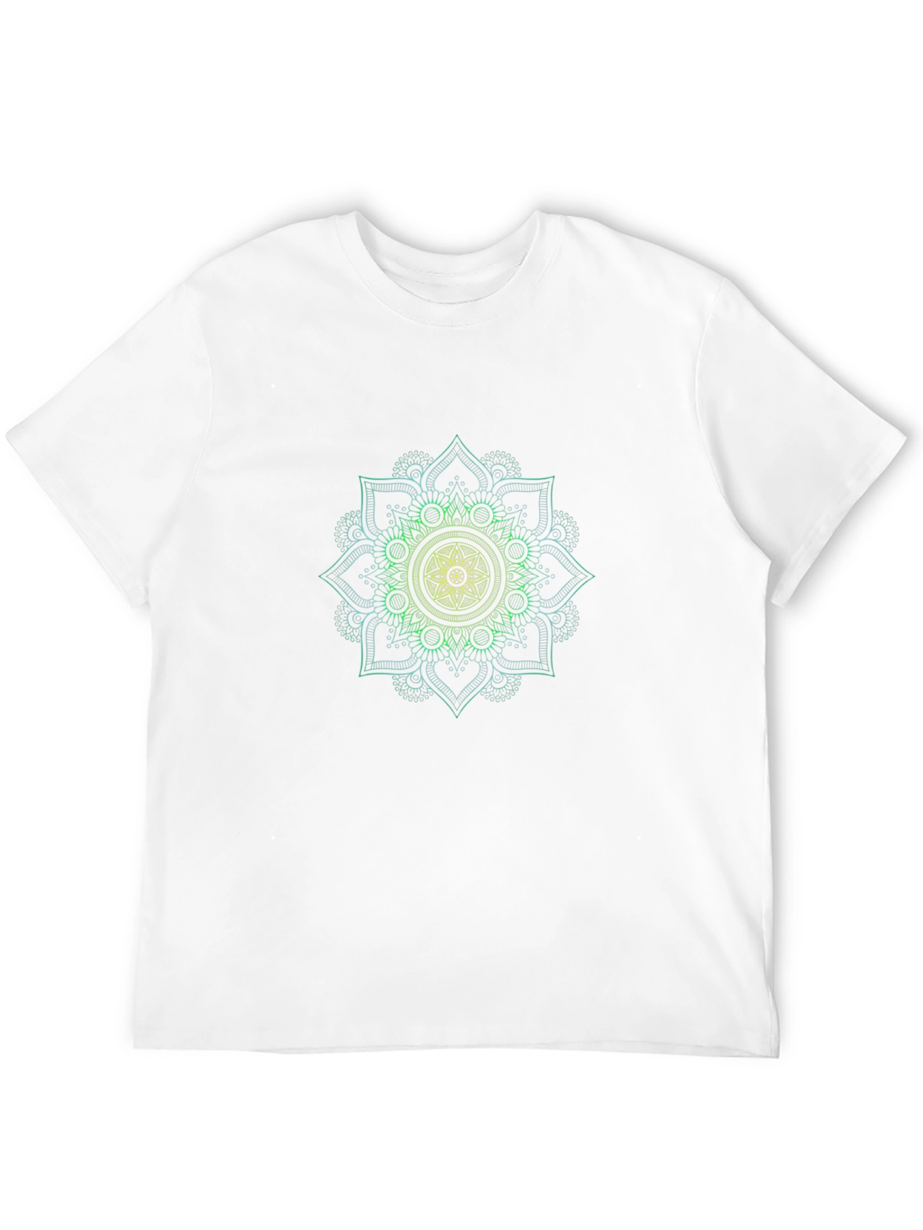 Mandala Graphic Print Black Tee