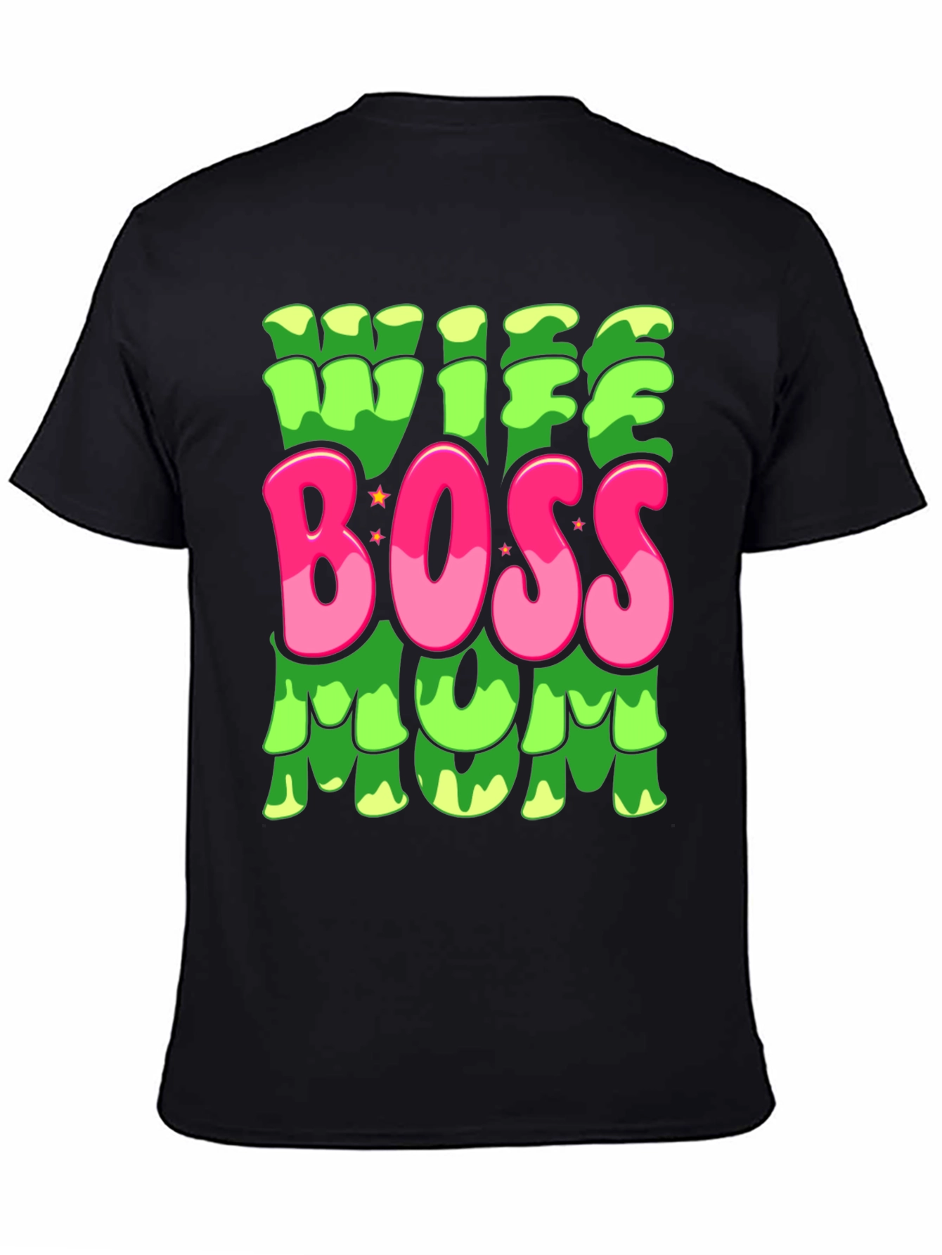 Wife Boss Mom Graphic T-Shirt