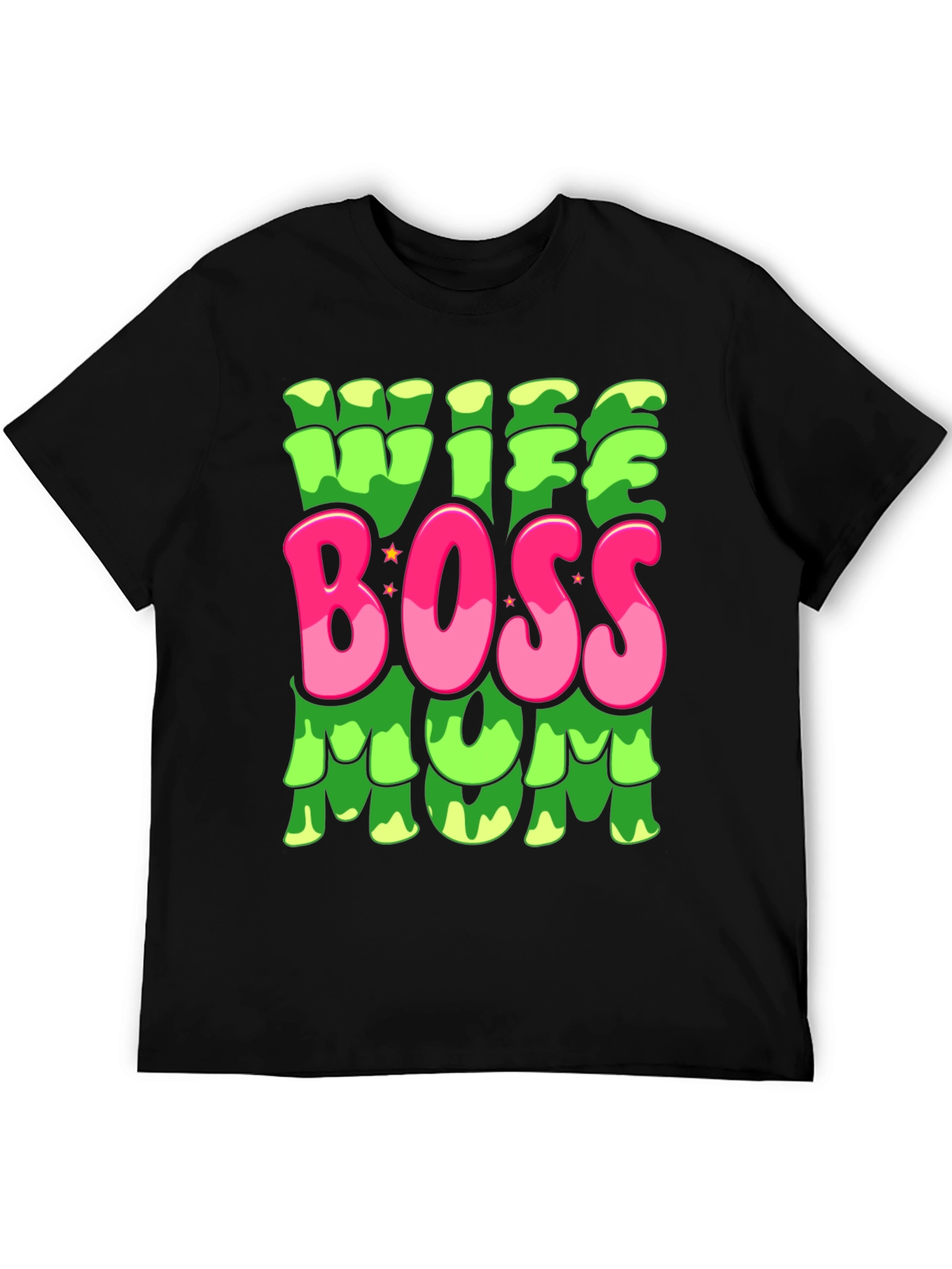 Wife Boss Mom Graphic T-Shirt