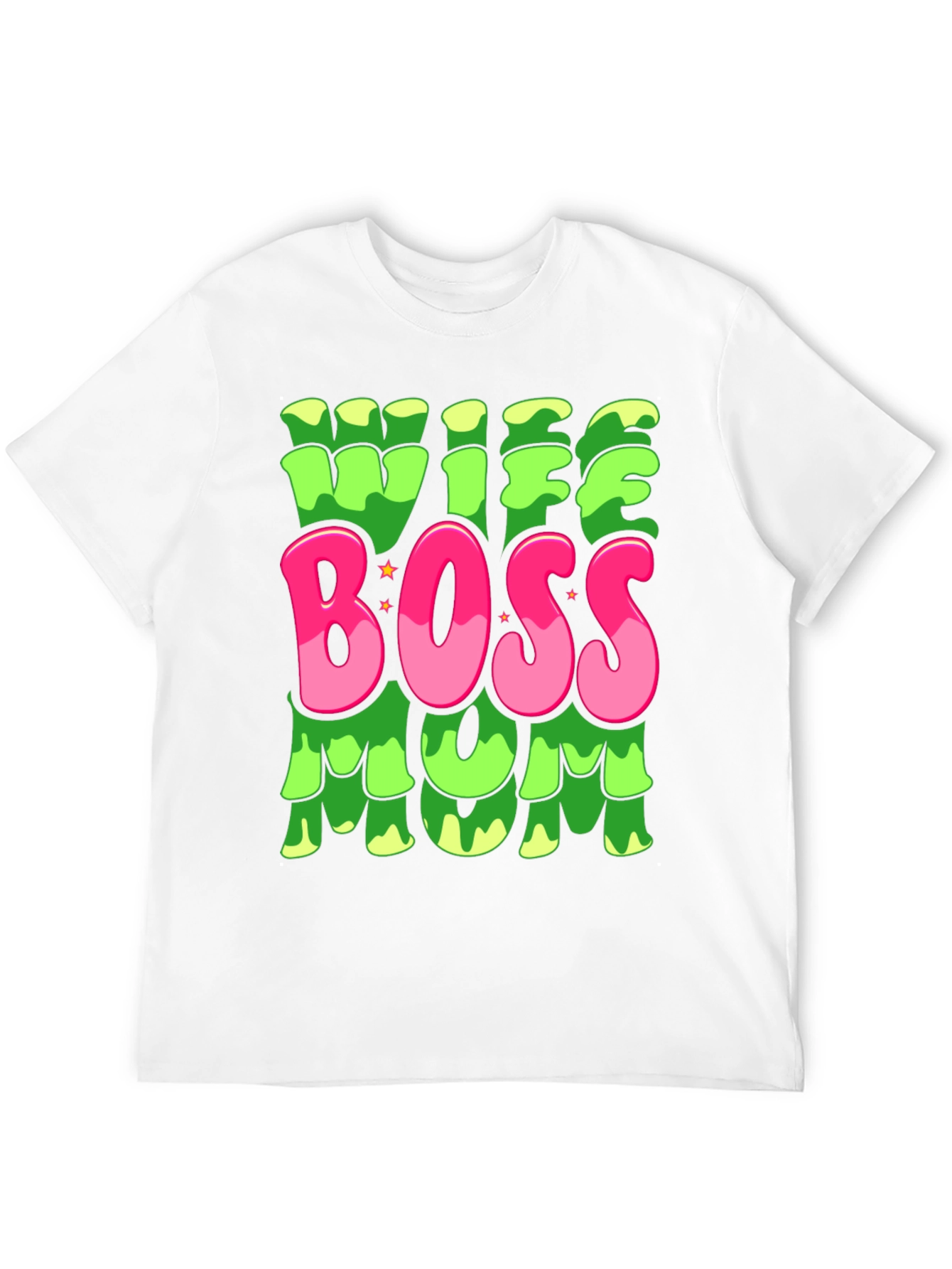 Wife Boss Mom Graphic T-Shirt