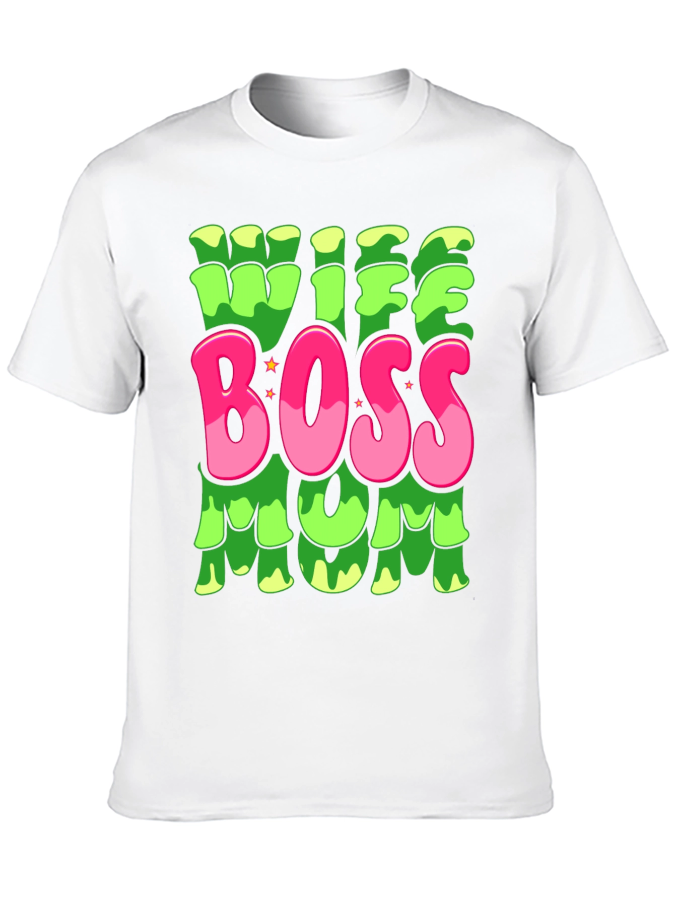 Wife Boss Mom Graphic T-Shirt