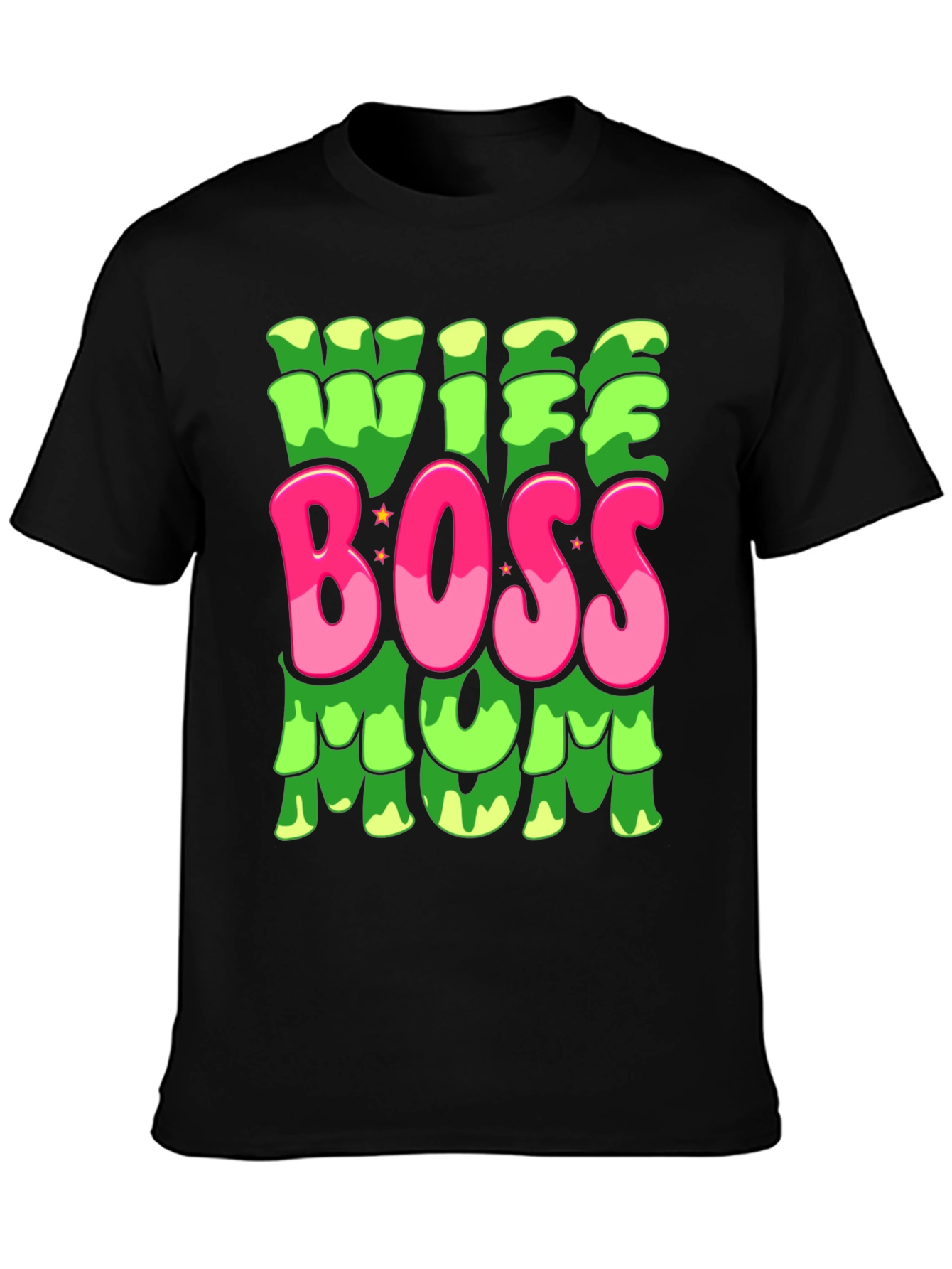 Wife Boss Mom Graphic T-Shirt