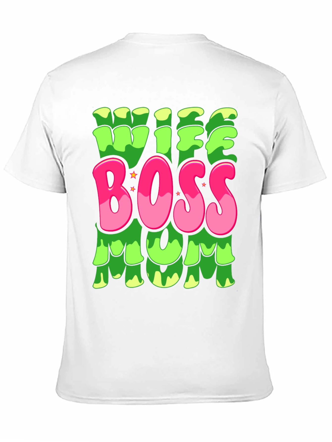 Wife Boss Mom Graphic T-Shirt