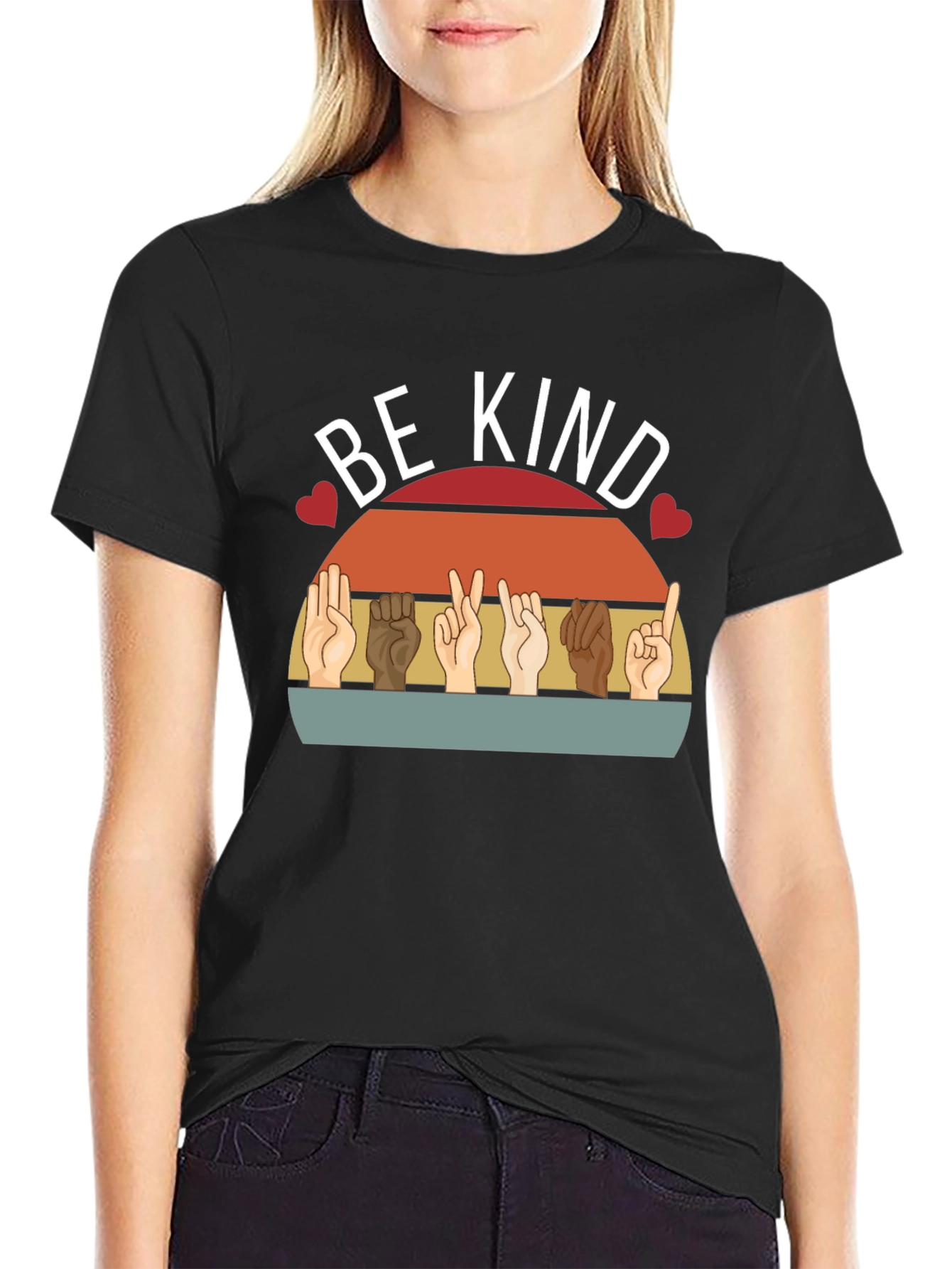 Be Kind ASL Graphic T-Shirt