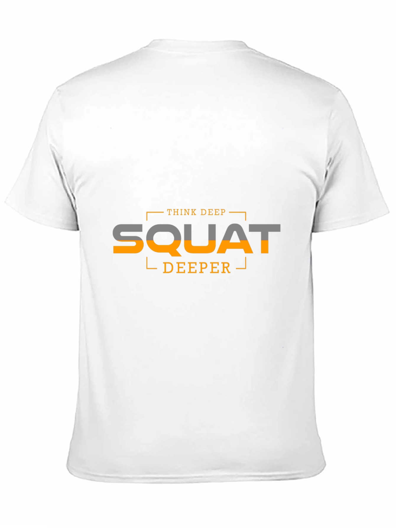 Think Deep Squat Deeper Black Graphic Tee