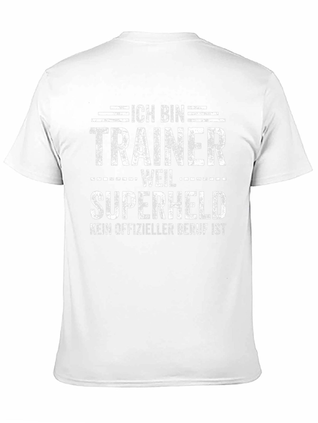 Ich Bin Trainer Weil Superheld Funny T-Shirt