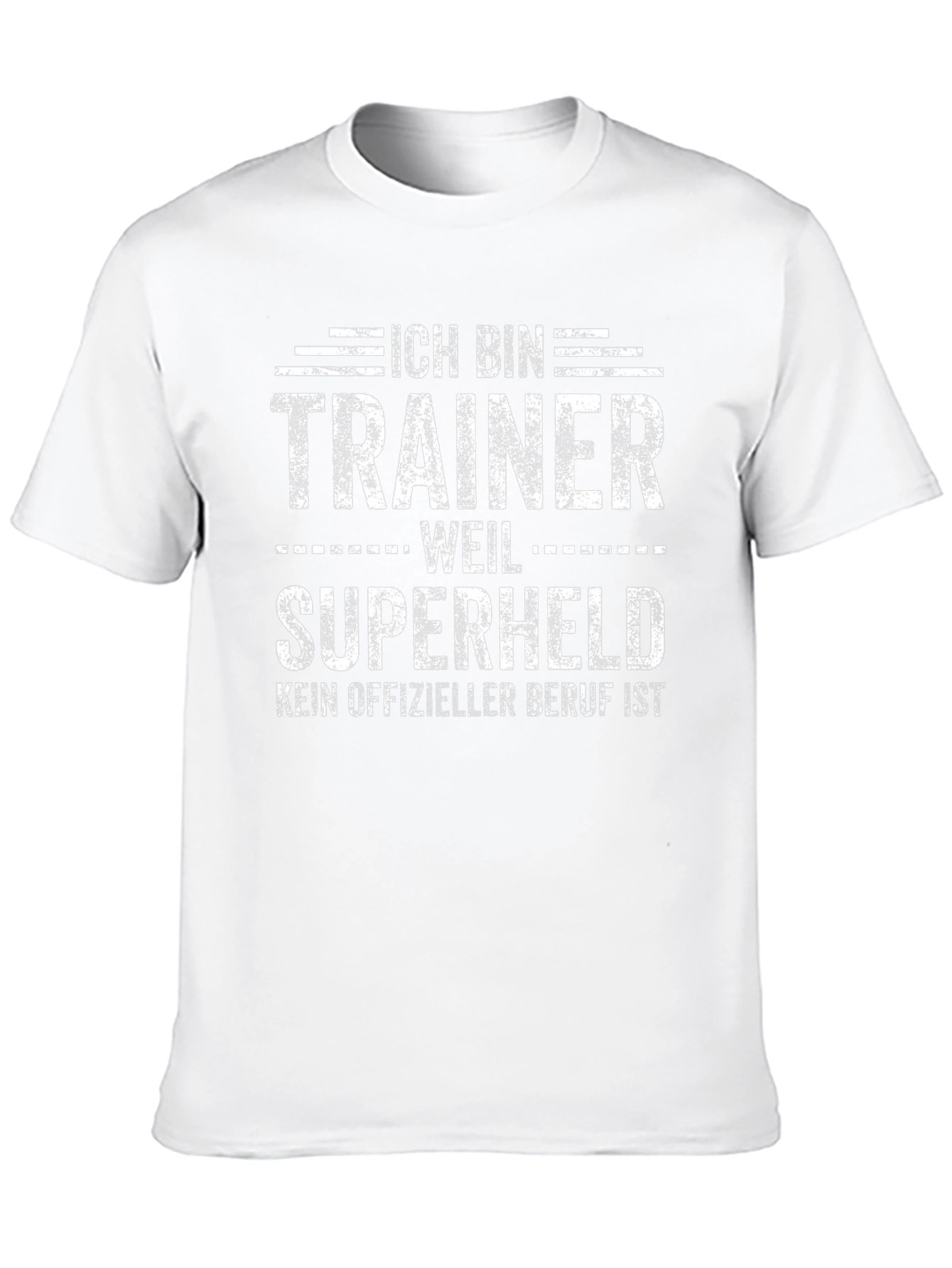 Ich Bin Trainer Weil Superheld Funny T-Shirt