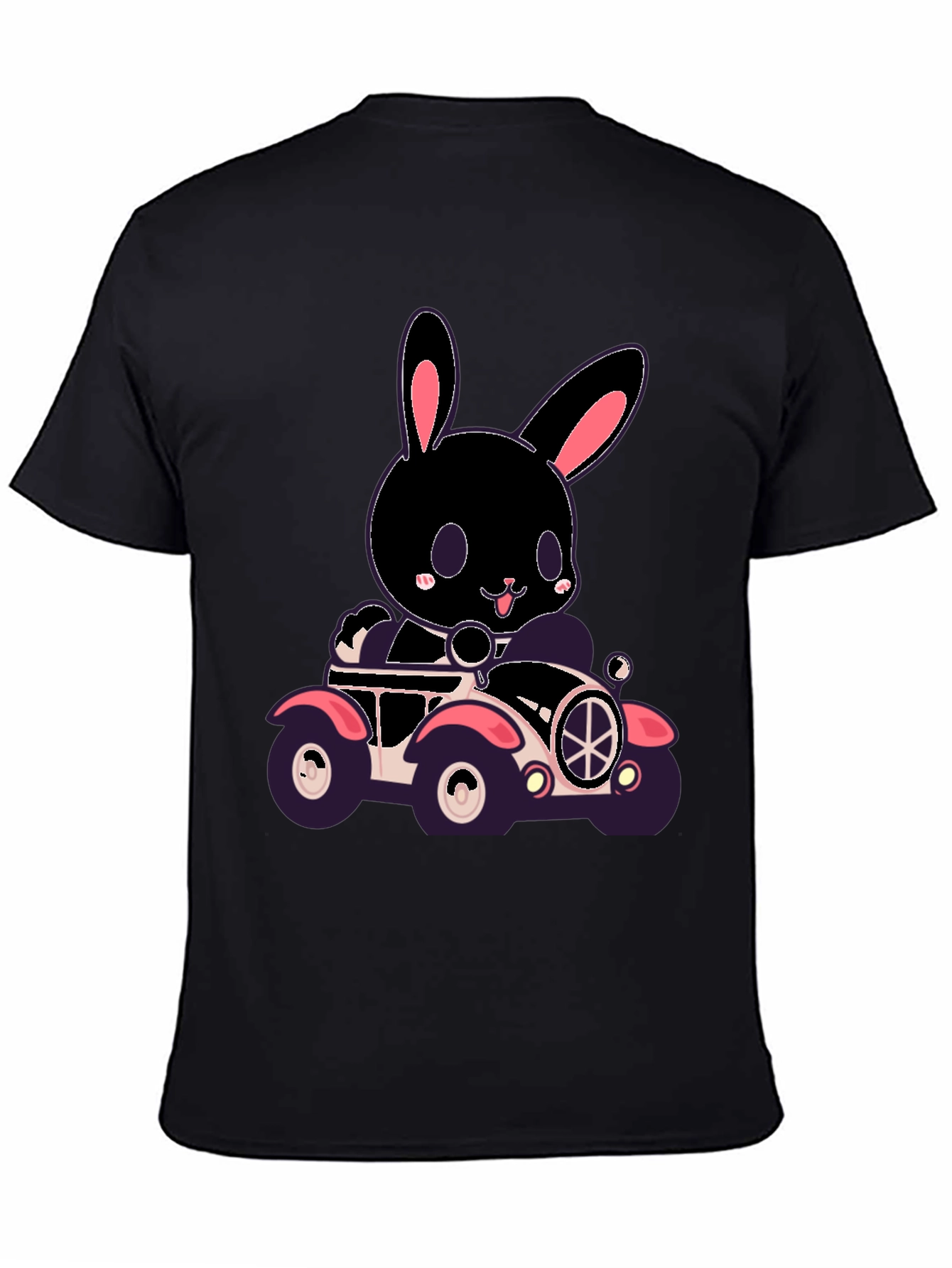 Bunny in Car Graphic T-Shirt