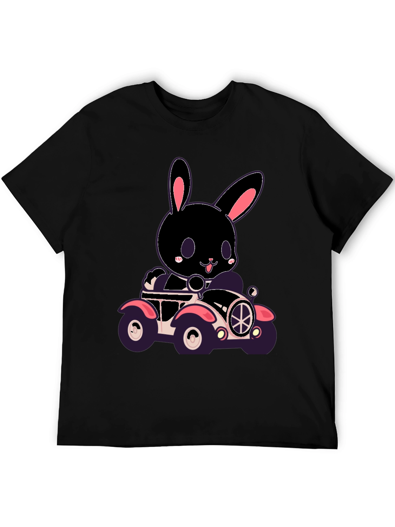 Bunny in Car Graphic T-Shirt