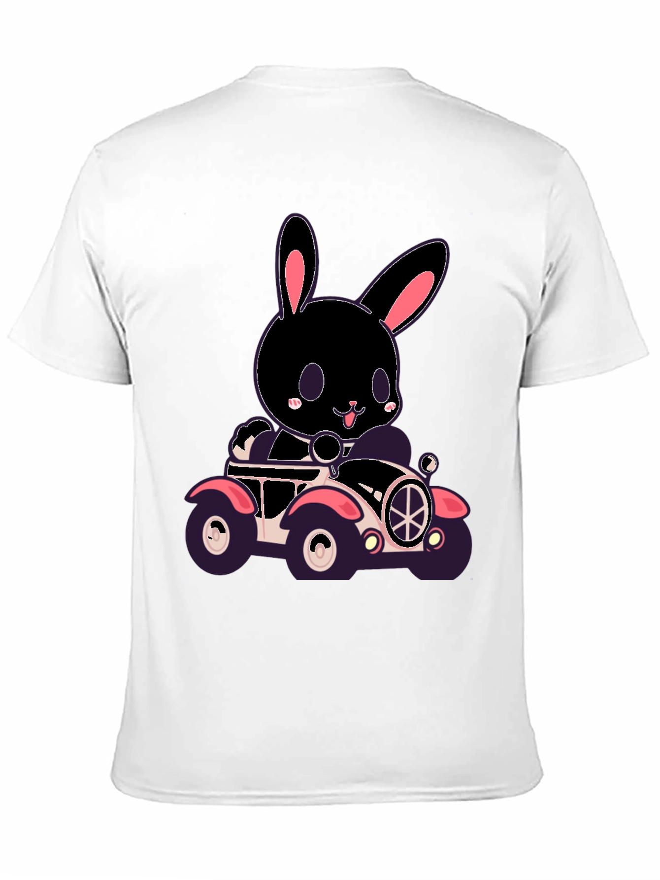Bunny in Car Graphic T-Shirt