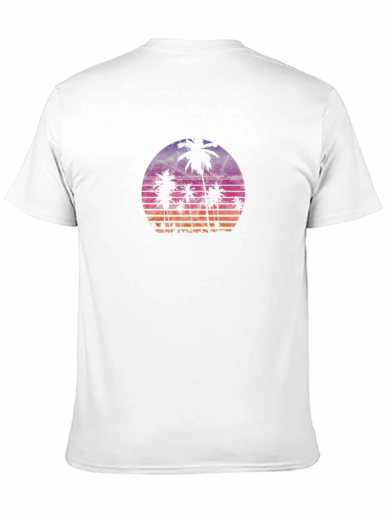Retro Sunset Palm Tree Graphic Tee